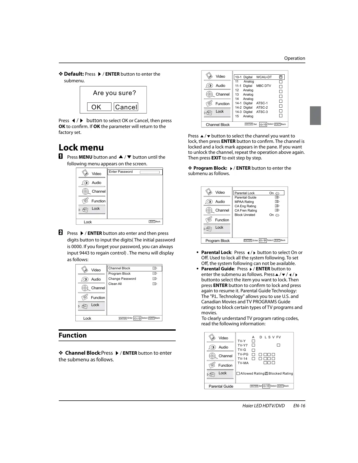 Haier HLC24XSL2 Owner's Manual Manual pdf 17 page image