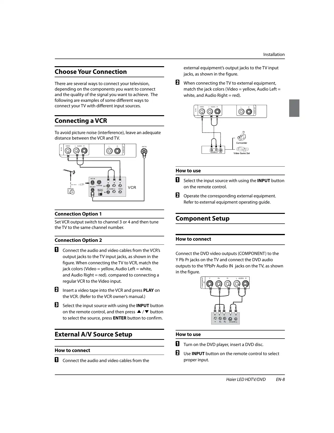 Haier HLC24XSL2 Owner's Manual Manual pdf 9 page image