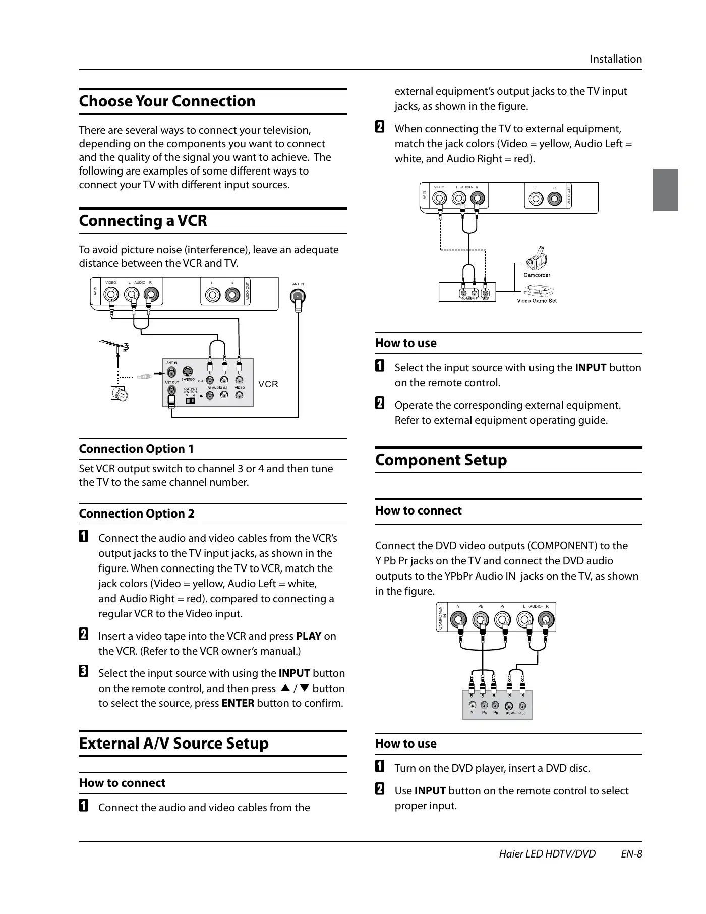 Haier HLC24XK2 Owner's Manual Manual pdf 9 page image