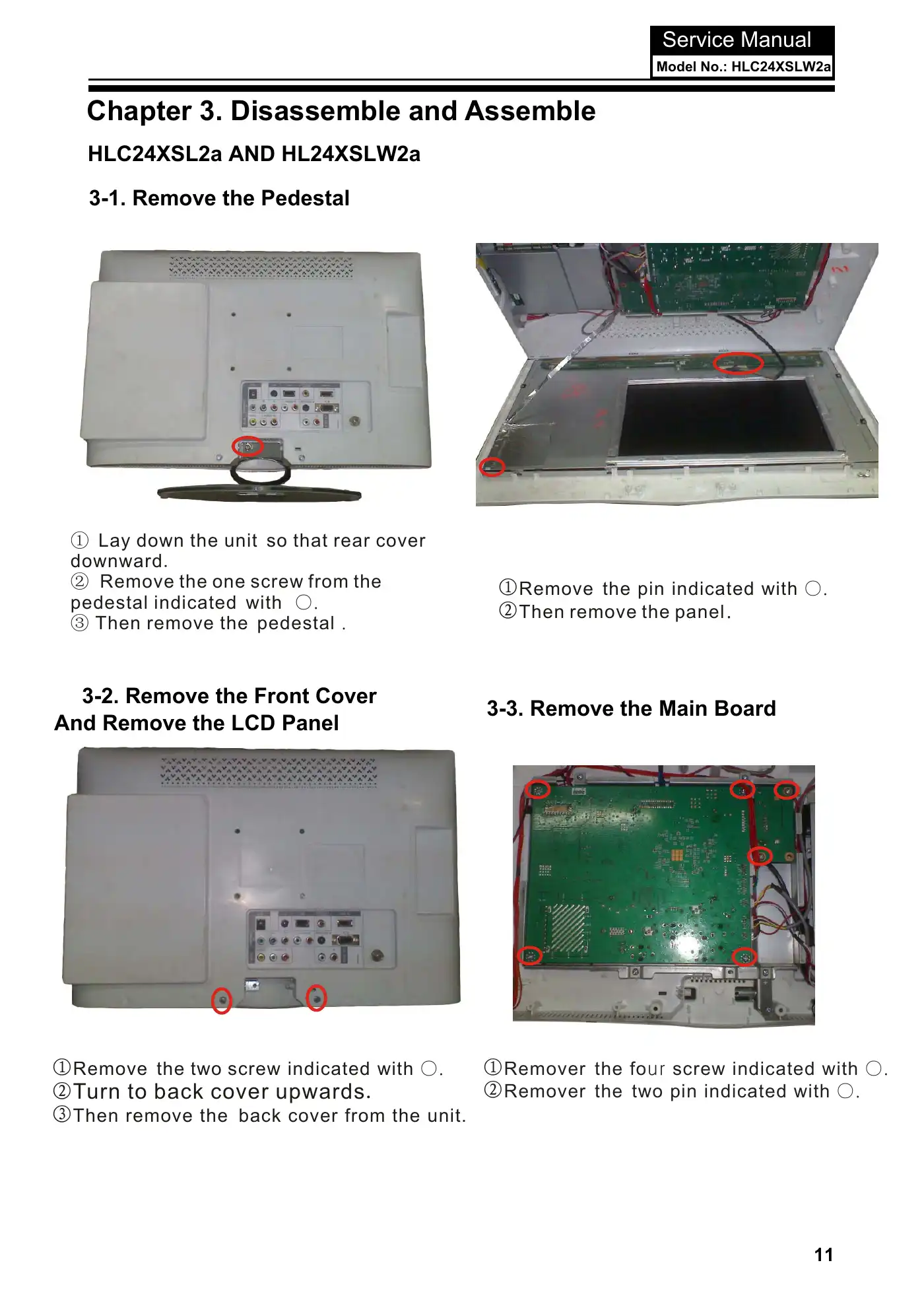 Haier HLC24XSLW2 Service Manual Manual pdf 12 page image