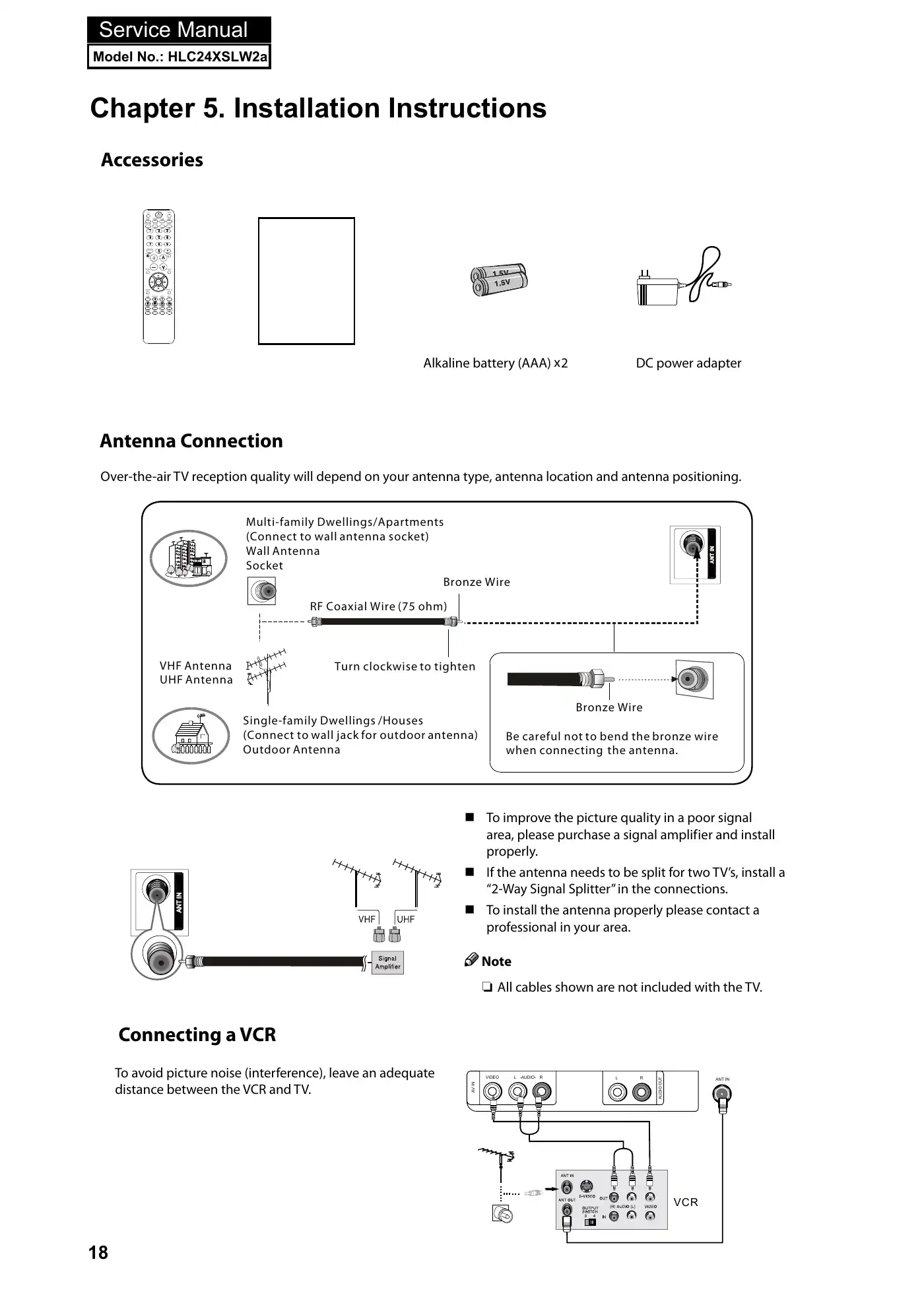Haier HLC24XSLW2 Service Manual Manual pdf 19 page image