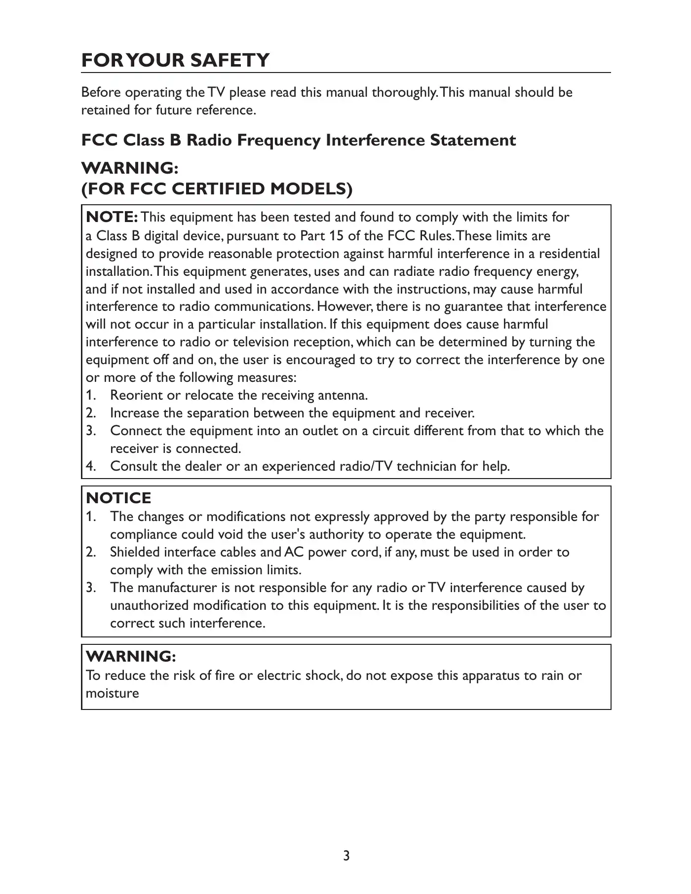 Haier LE22C1380 Owner's Manual Manual pdf 5 page image