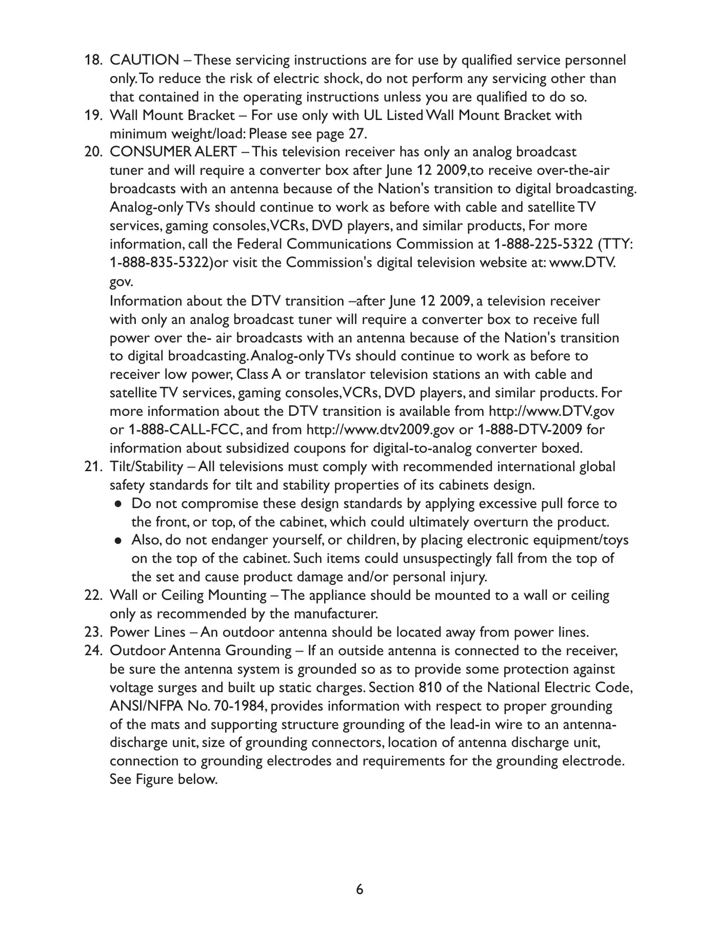 Haier LE22C1380 Owner's Manual Manual pdf 8 page image