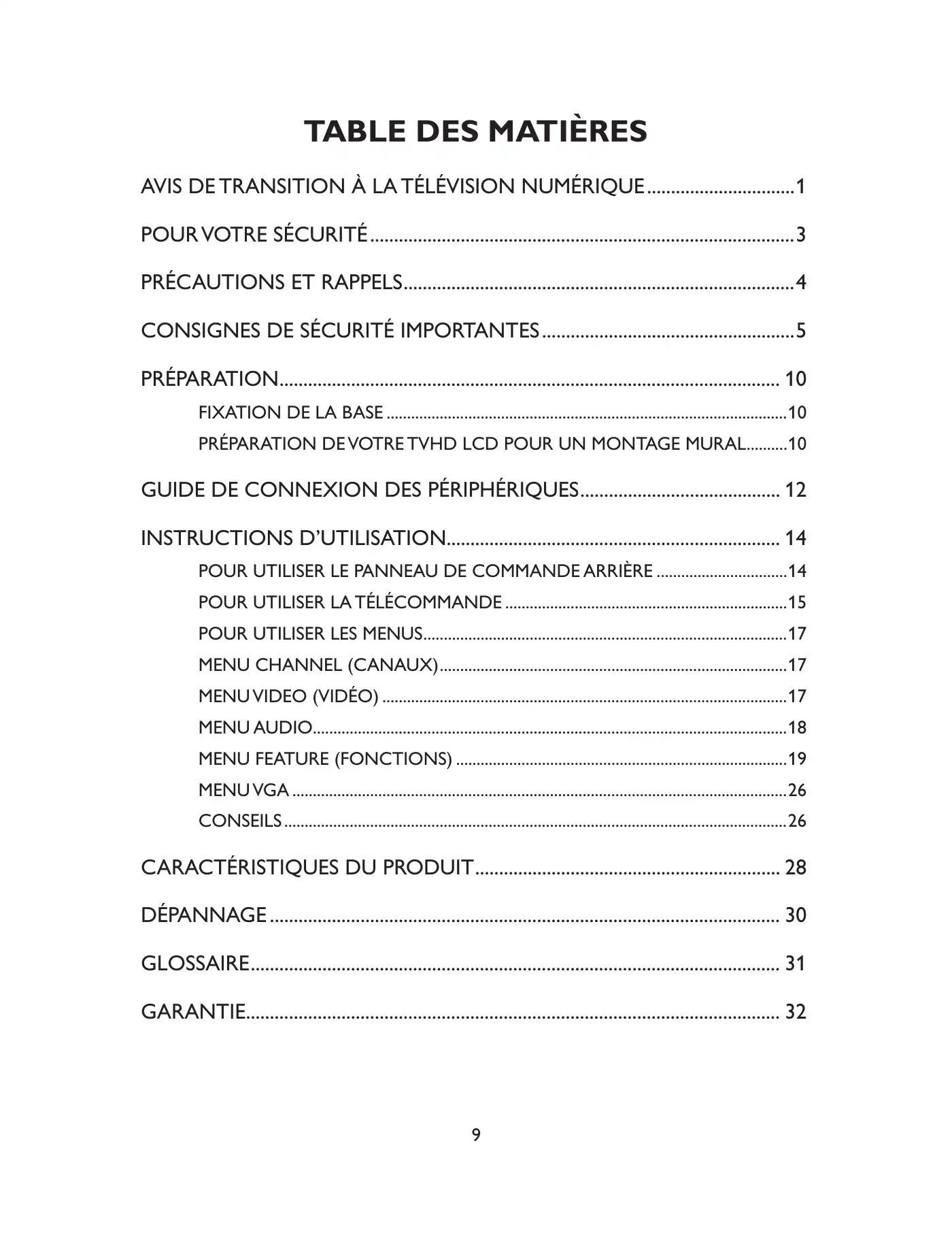 Haier LE19C1320 Owner's Manual Manual pdf 41 page image