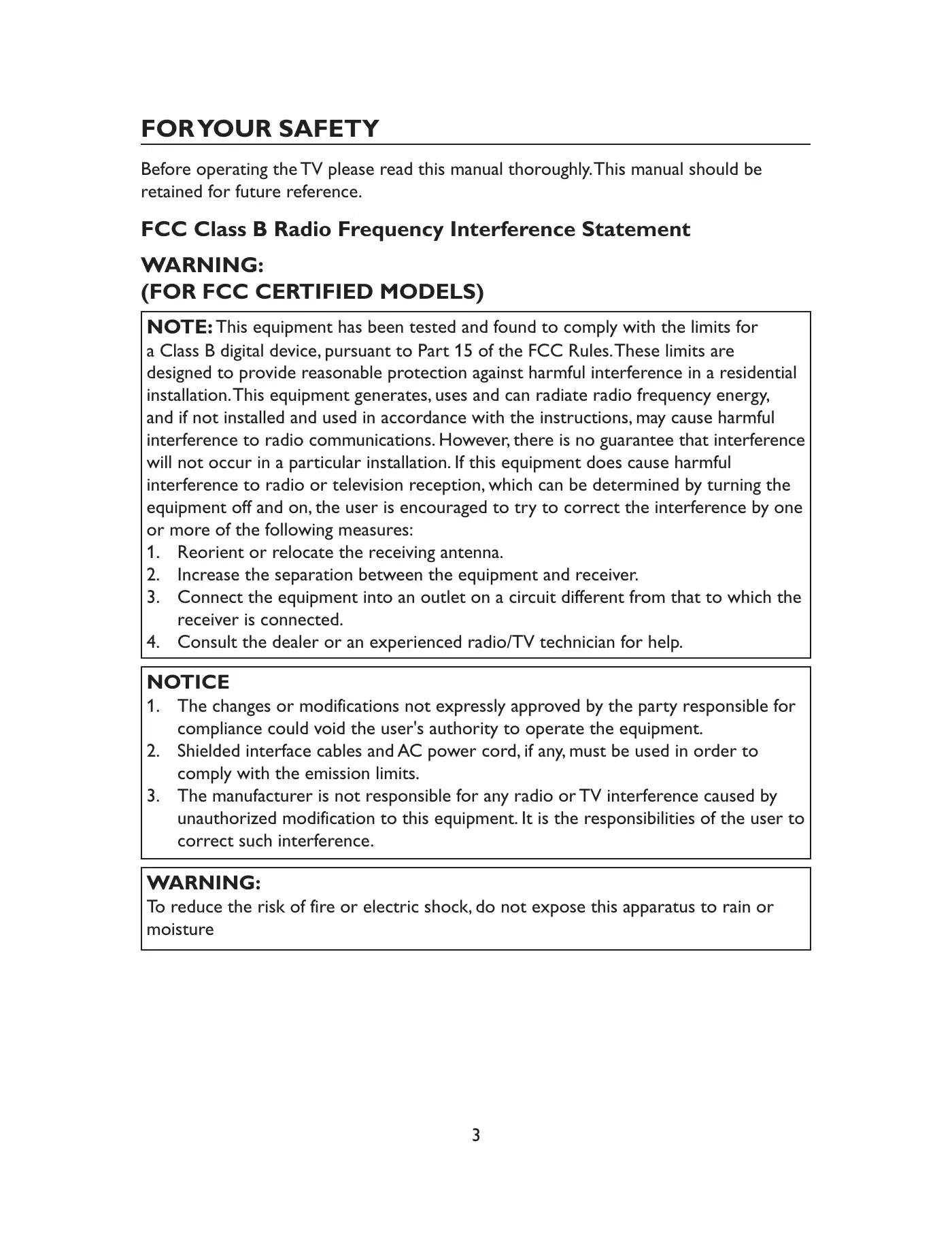 Haier LE19C1320 Owner's Manual Manual pdf 4 page image