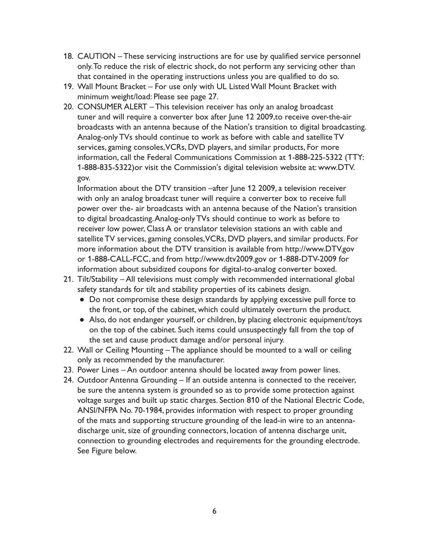 Haier LE19C1320 Owner's Manual Manual pdf 7 page image