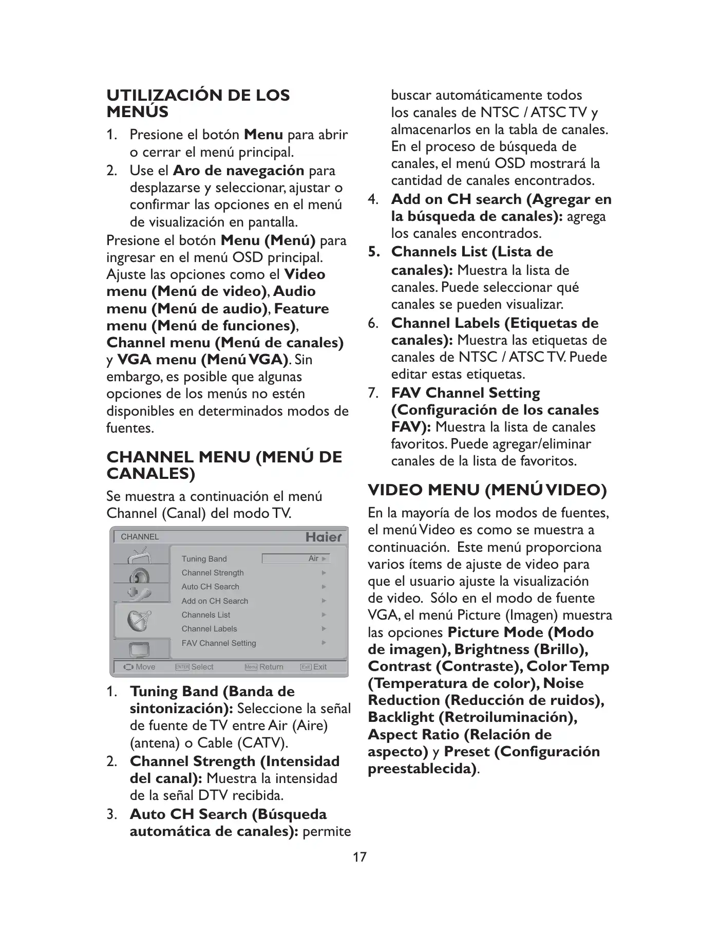 Haier LE19C1320 Owner's Manual Manual pdf 83 page image