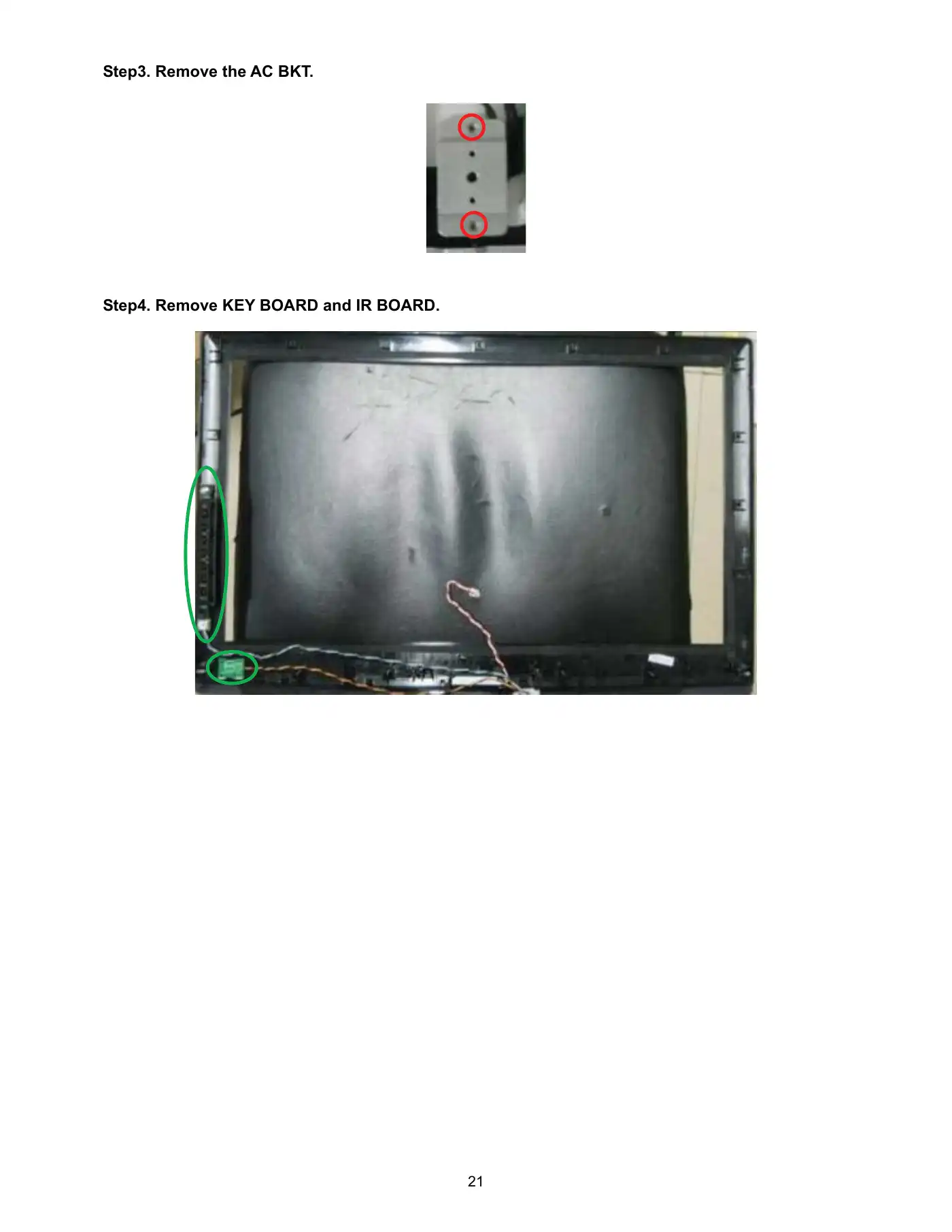 Haier LE19C1320 Service Manual Manual pdf 21 page image