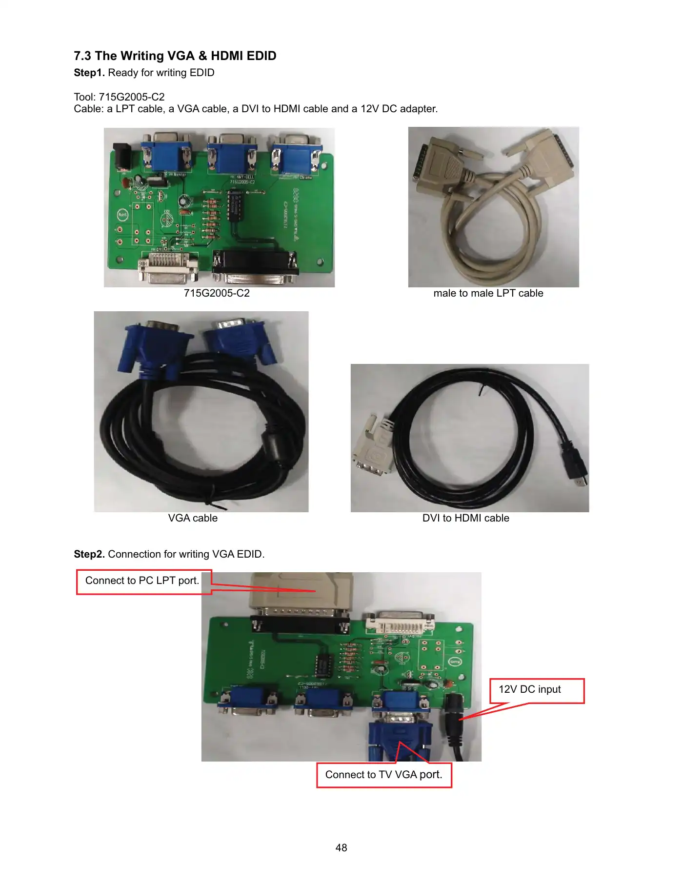 Haier LE19C1320 Service Manual Manual pdf 48 page image