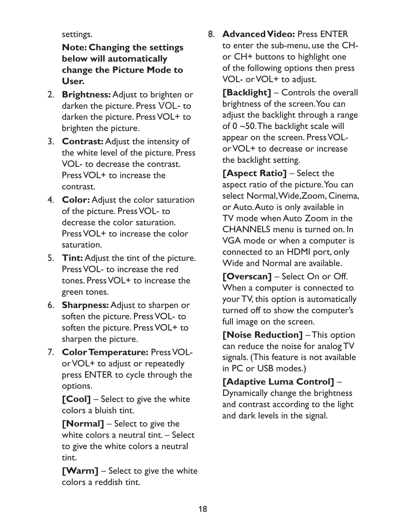 Haier LE22D3380 User Manual Manual pdf 20 page image