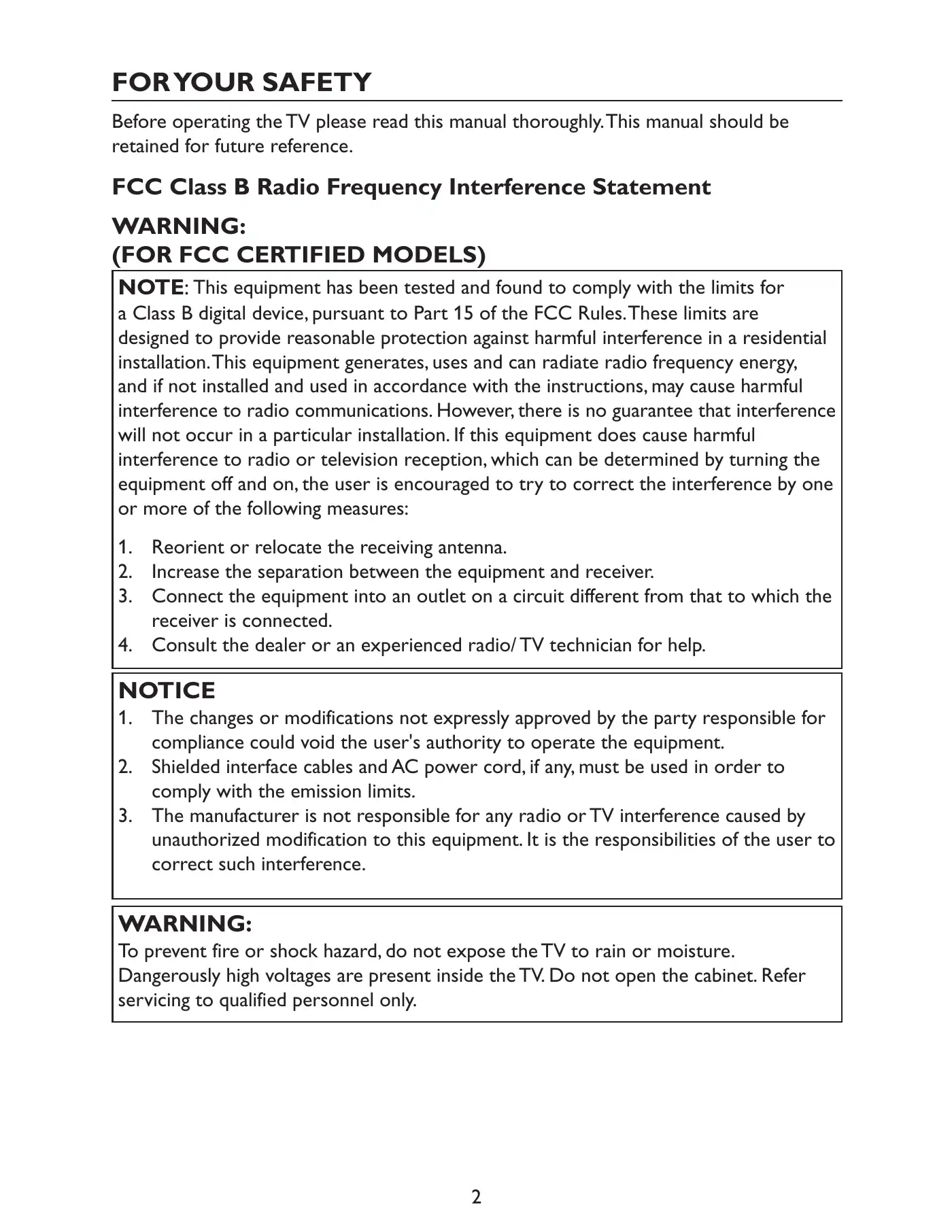 Haier LE22D3380 User Manual Manual pdf 4 page image