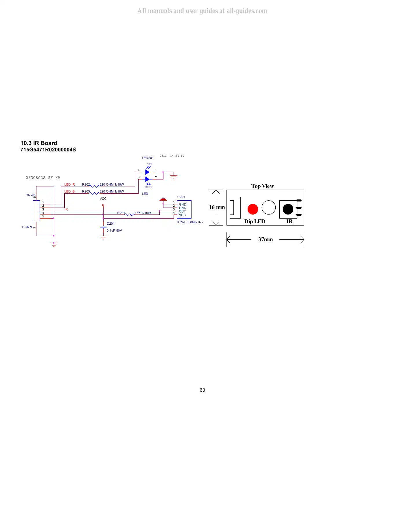 Haier LE22D3380 Service Manual Manual pdf 63 page image