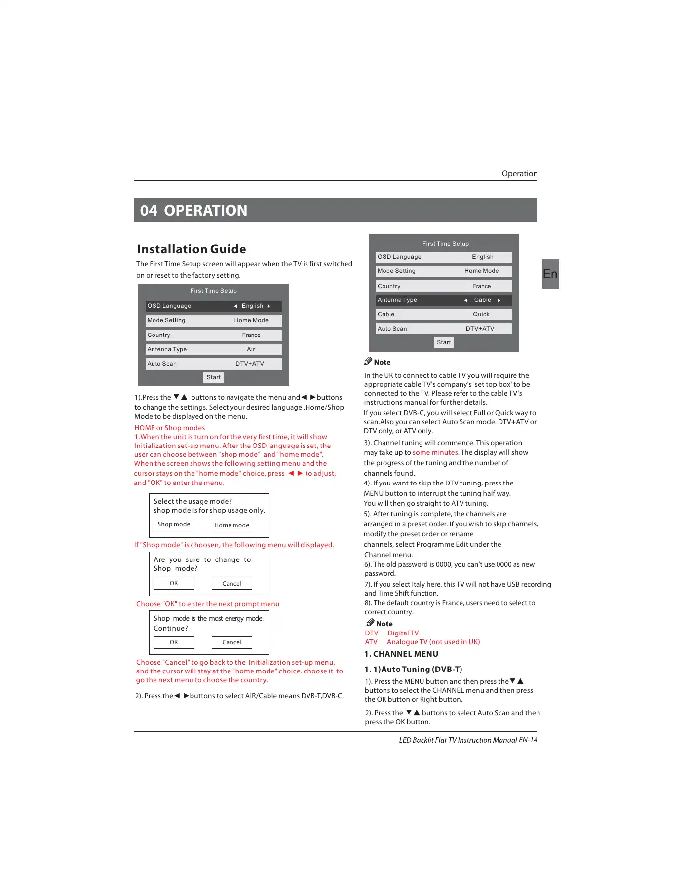Haier LE32B7000C Instruction Manual Manual pdf 15 page image