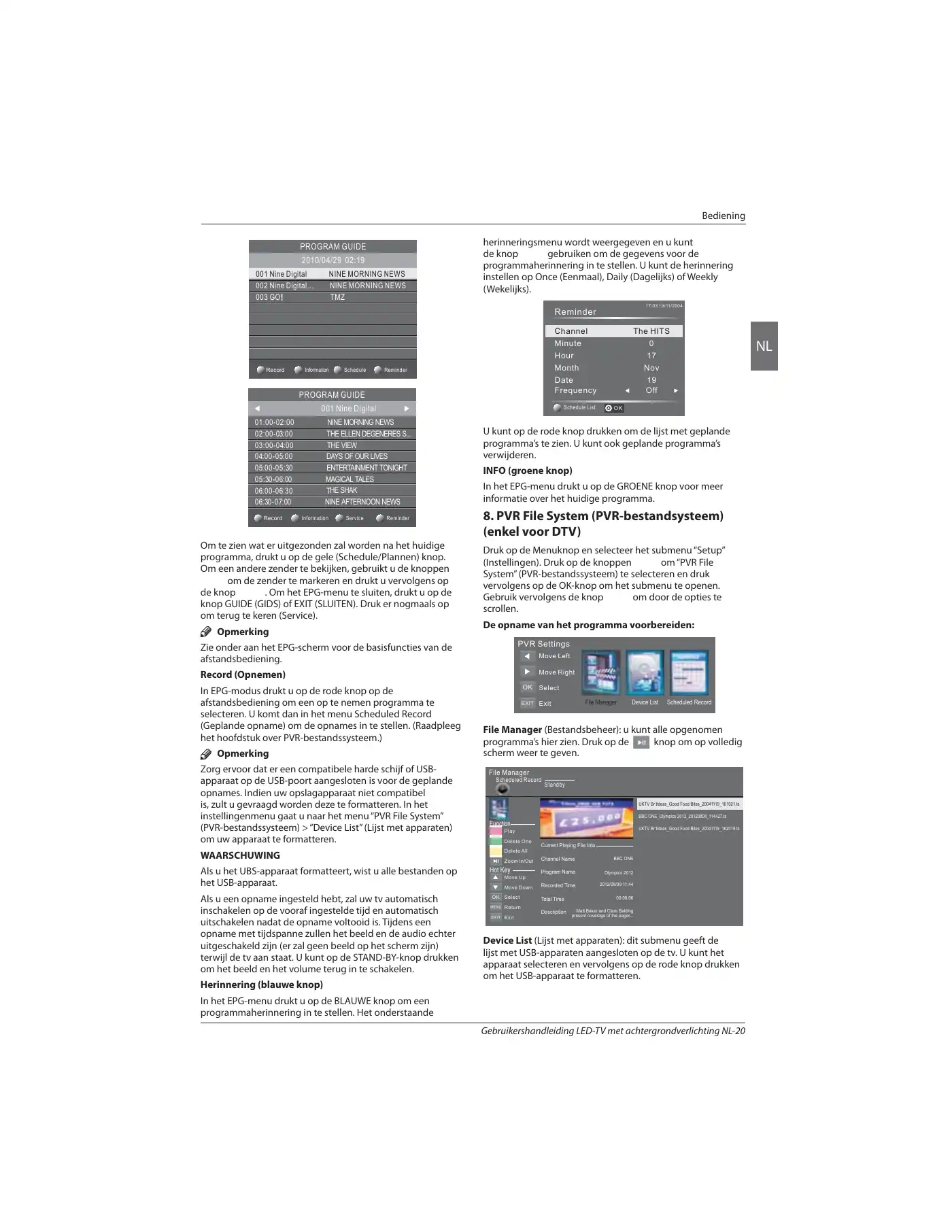 Haier LE32B7000C Instruction Manual Manual pdf 170 page image
