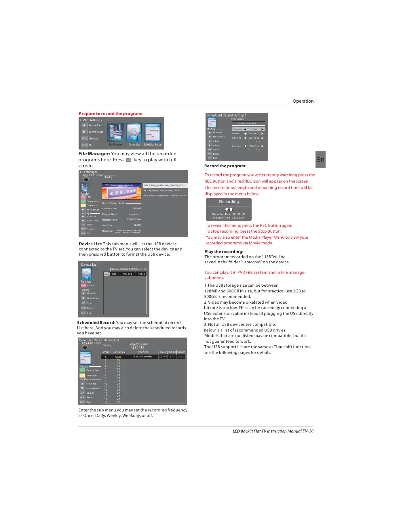 Haier LE32B7000C Instruction Manual Manual pdf 21 page image