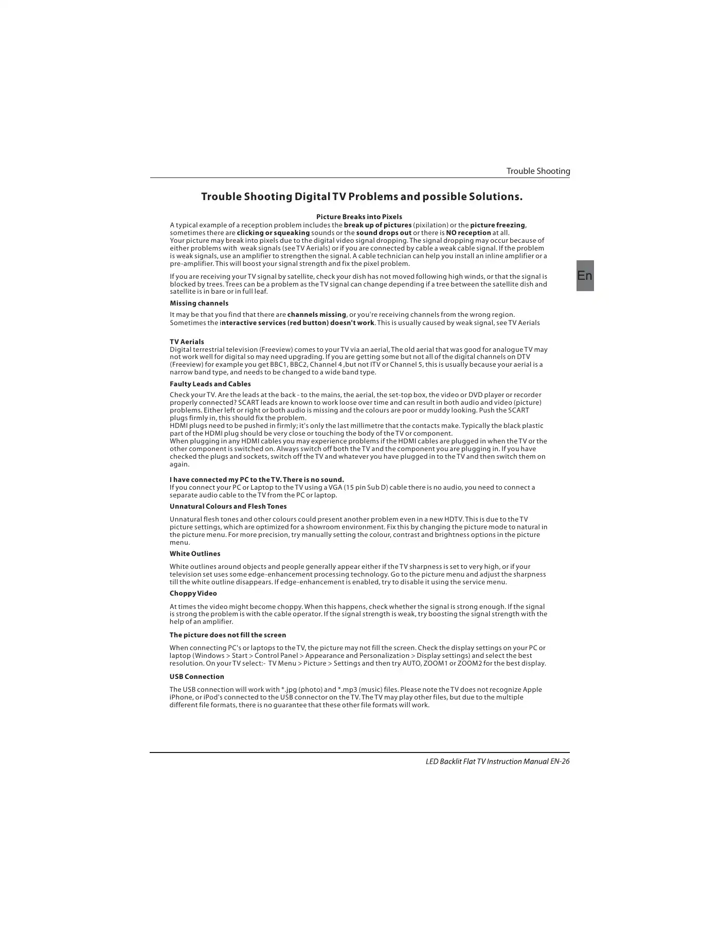 Haier LE32B7000C Instruction Manual Manual pdf 27 page image