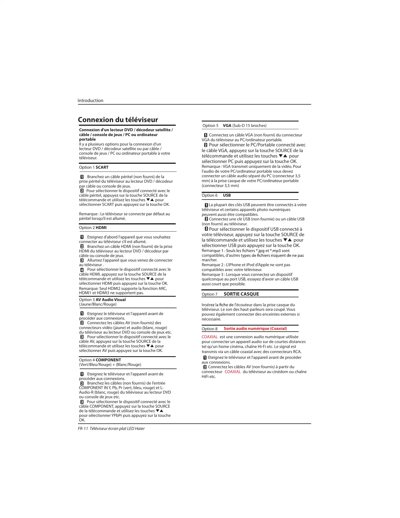 Haier LE32B7000C Instruction Manual Manual pdf 42 page image