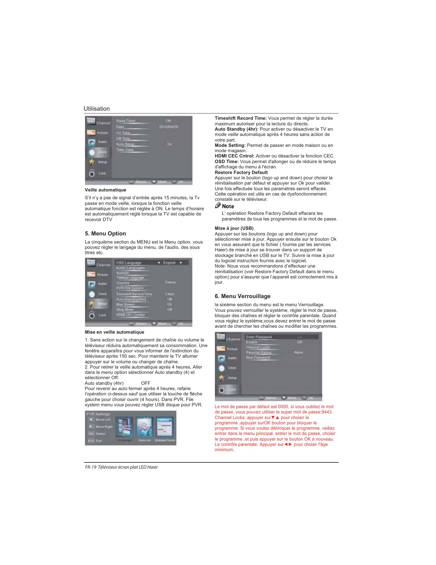 Haier LE32B7000C Instruction Manual Manual pdf 50 page image