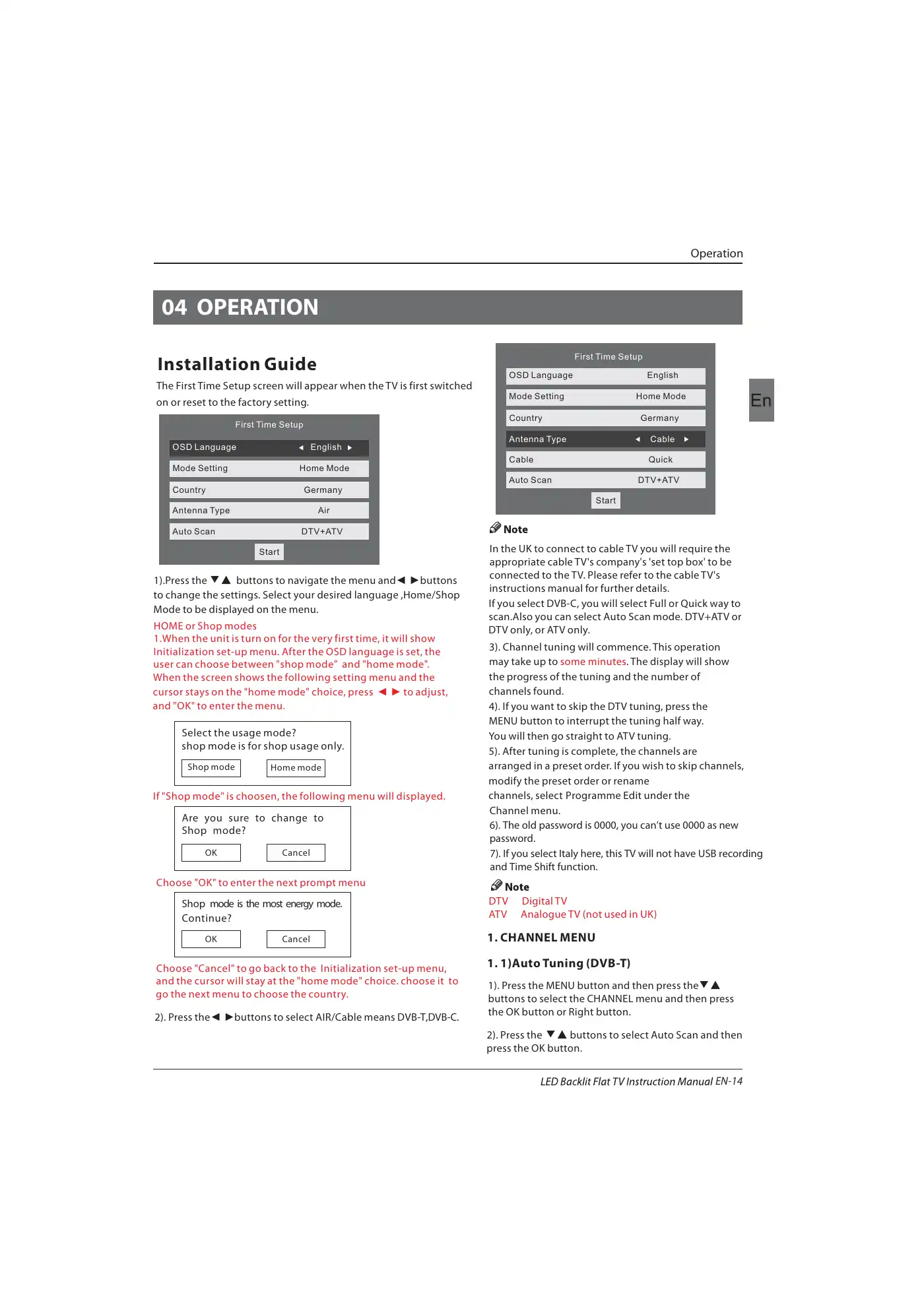 Haier LE39B7000C Instruction Manual Manual pdf 15 page image