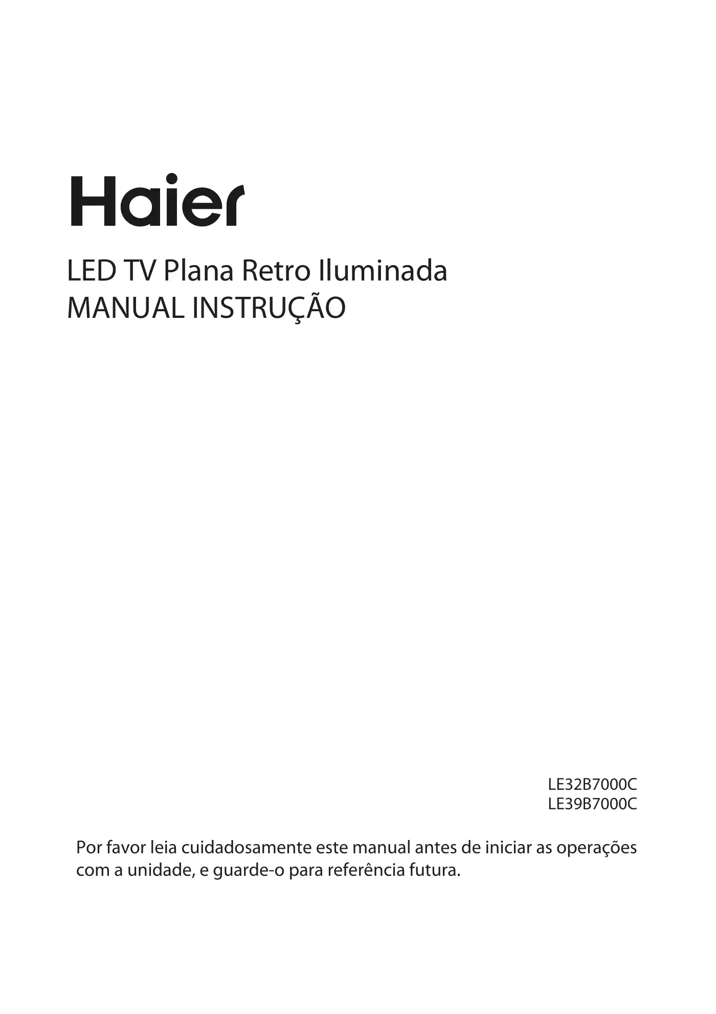 Haier LE39B7000C Instruction Manual Manual pdf 180 page image