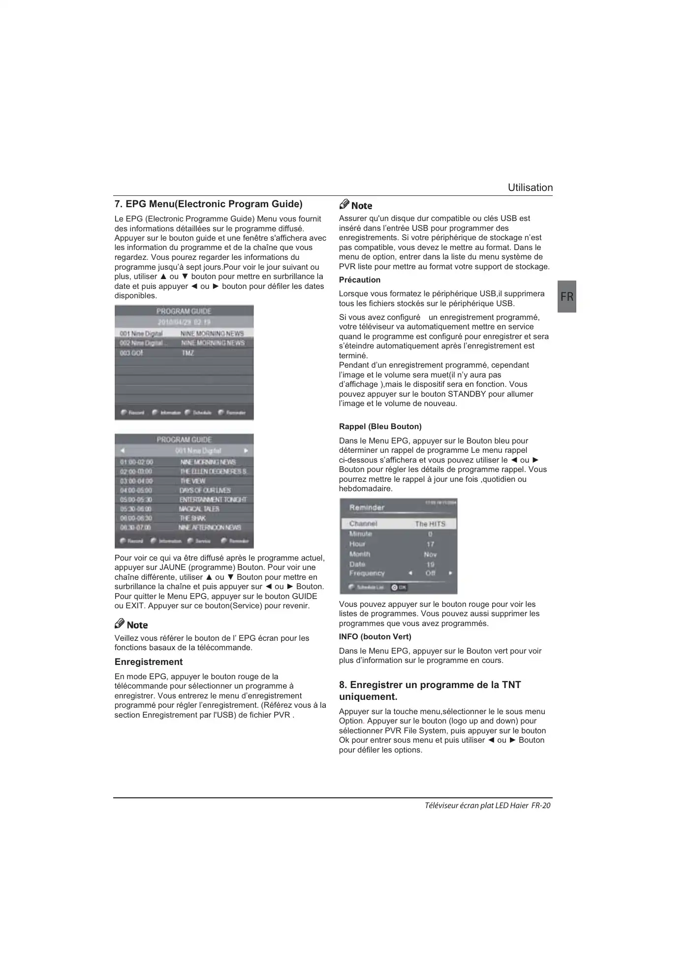 Haier LE39B7000C Instruction Manual Manual pdf 51 page image