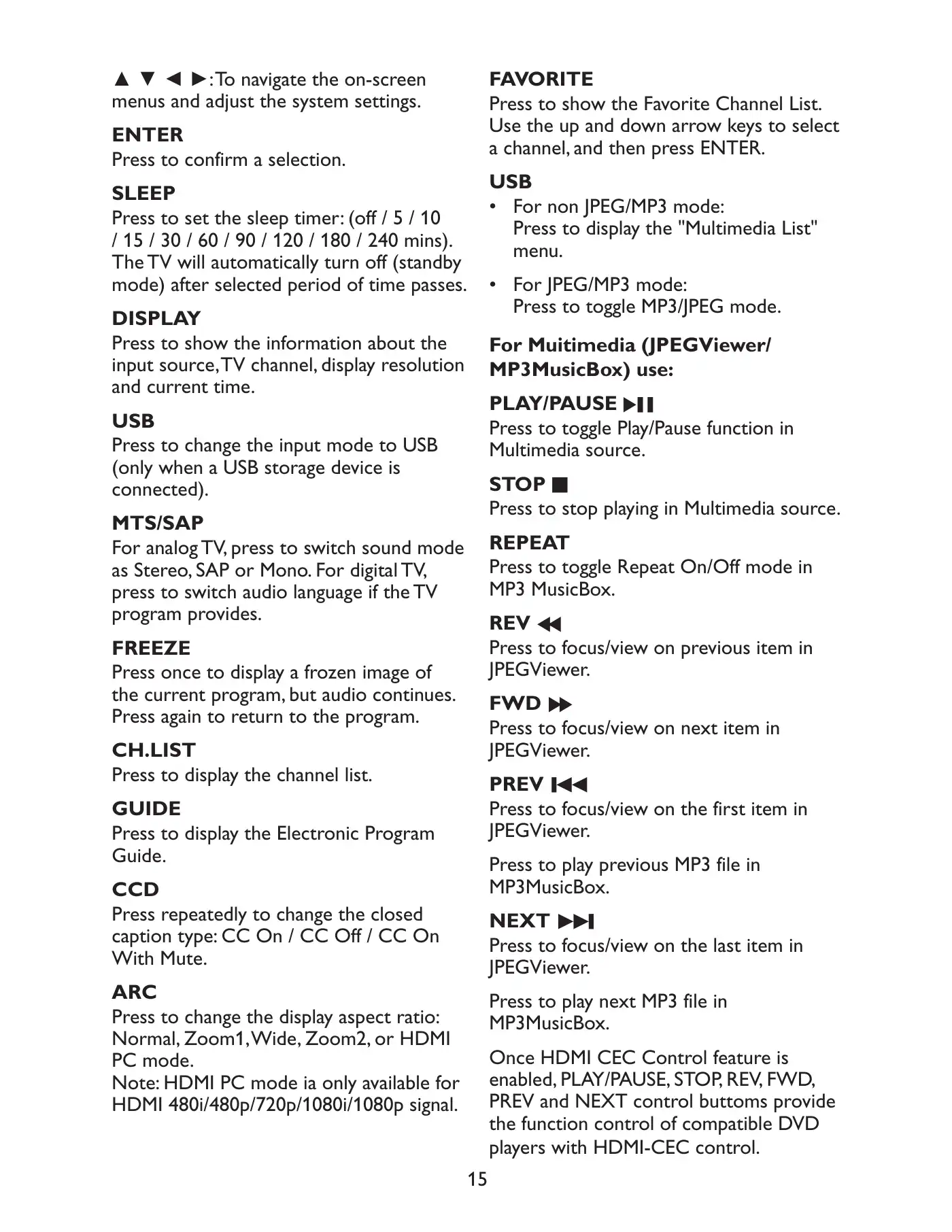 Haier LED TV LE32C13200 Owner's Manual Manual pdf 17 page image