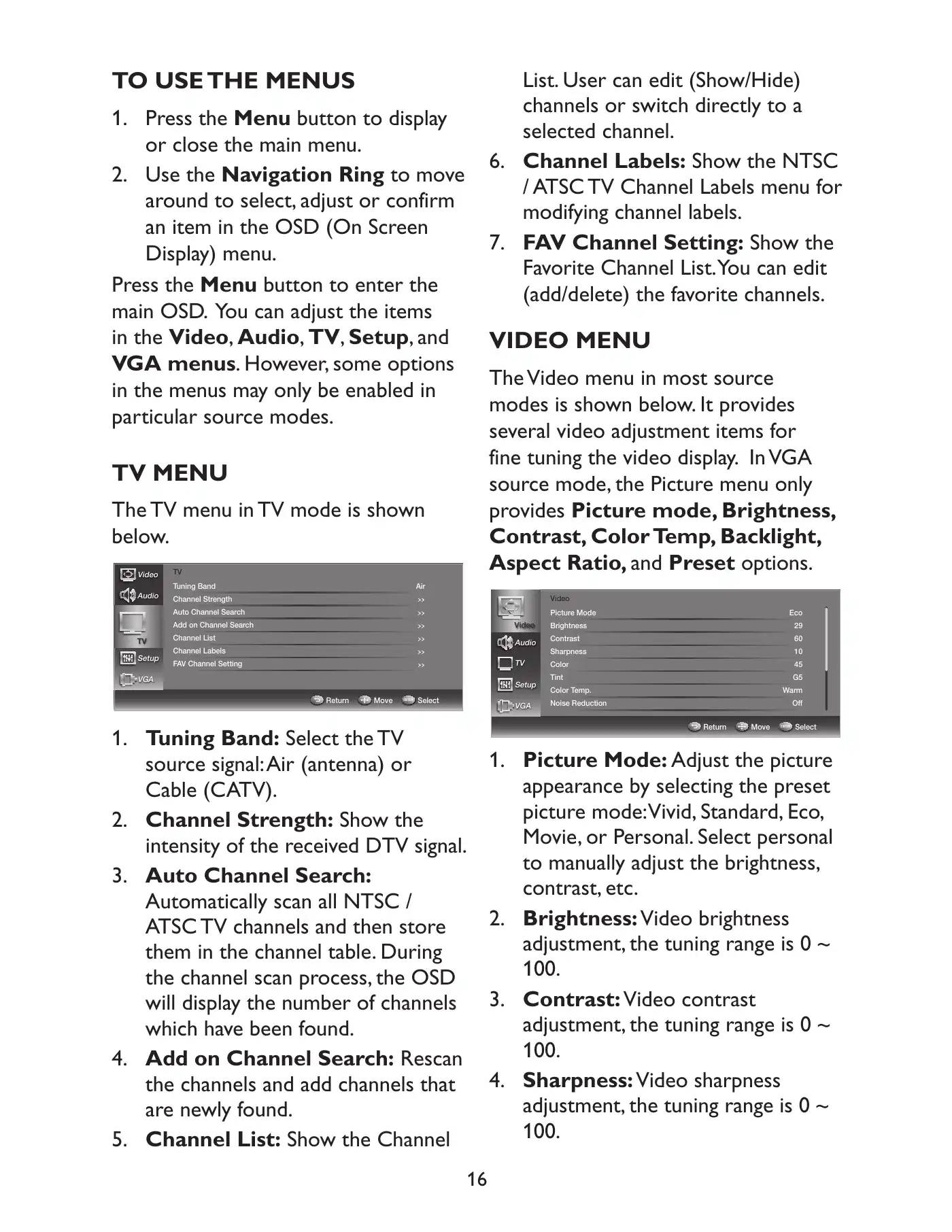 Haier LED TV LE32C13200 Owner's Manual Manual pdf 18 page image