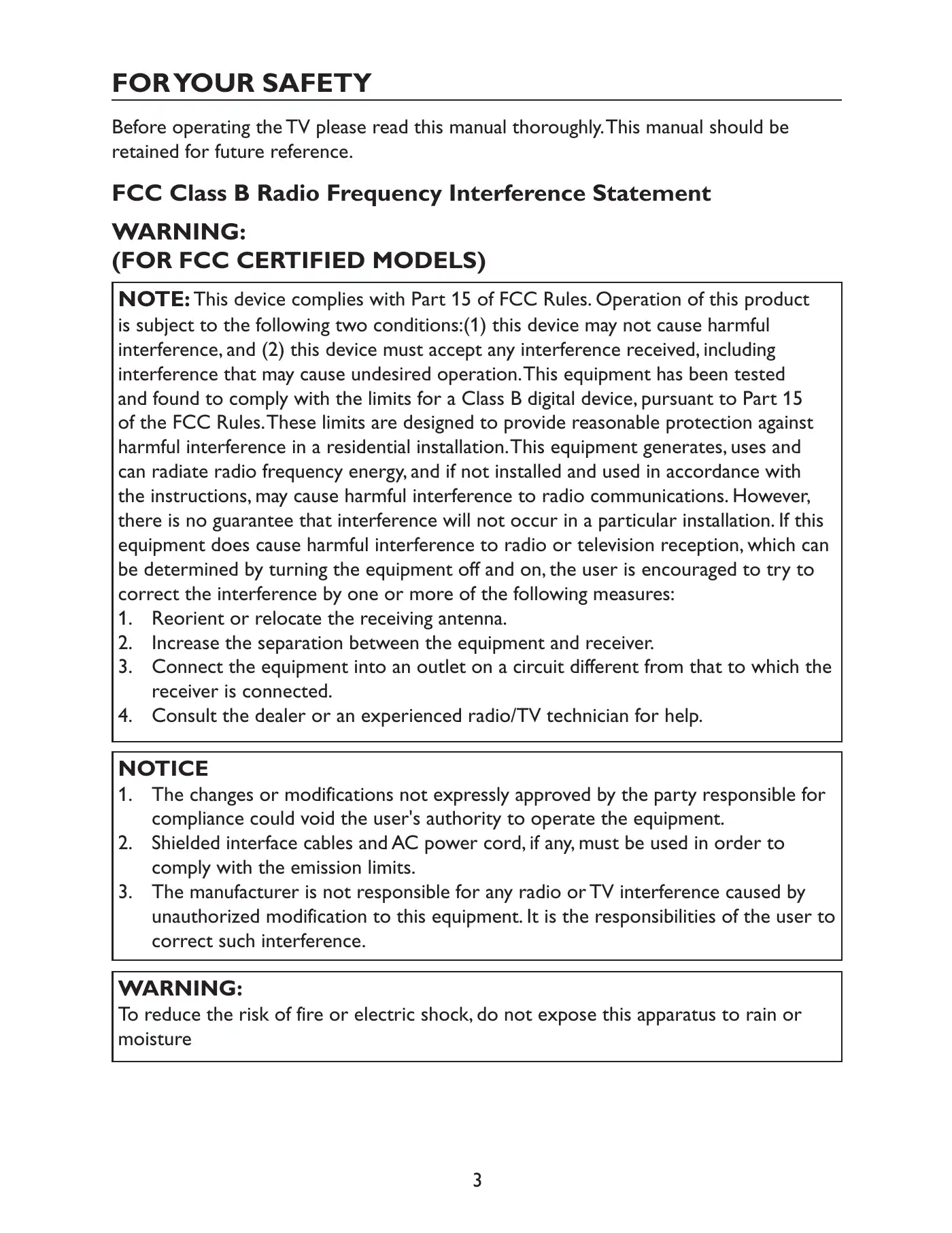 Haier LED TV LE32C13200 Owner's Manual Manual pdf 5 page image