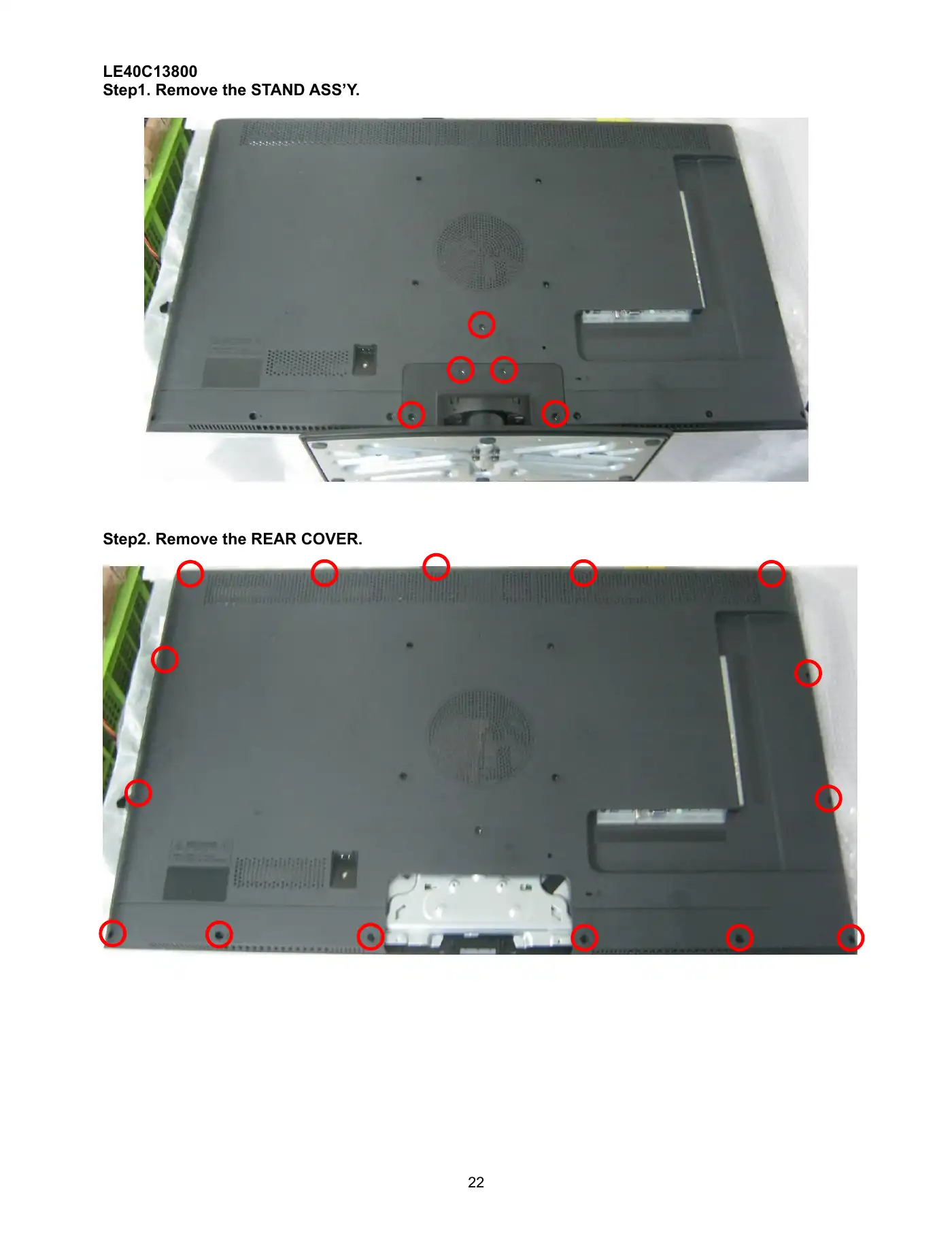 Haier LE32C13200 Service Manual Manual pdf 21 page image