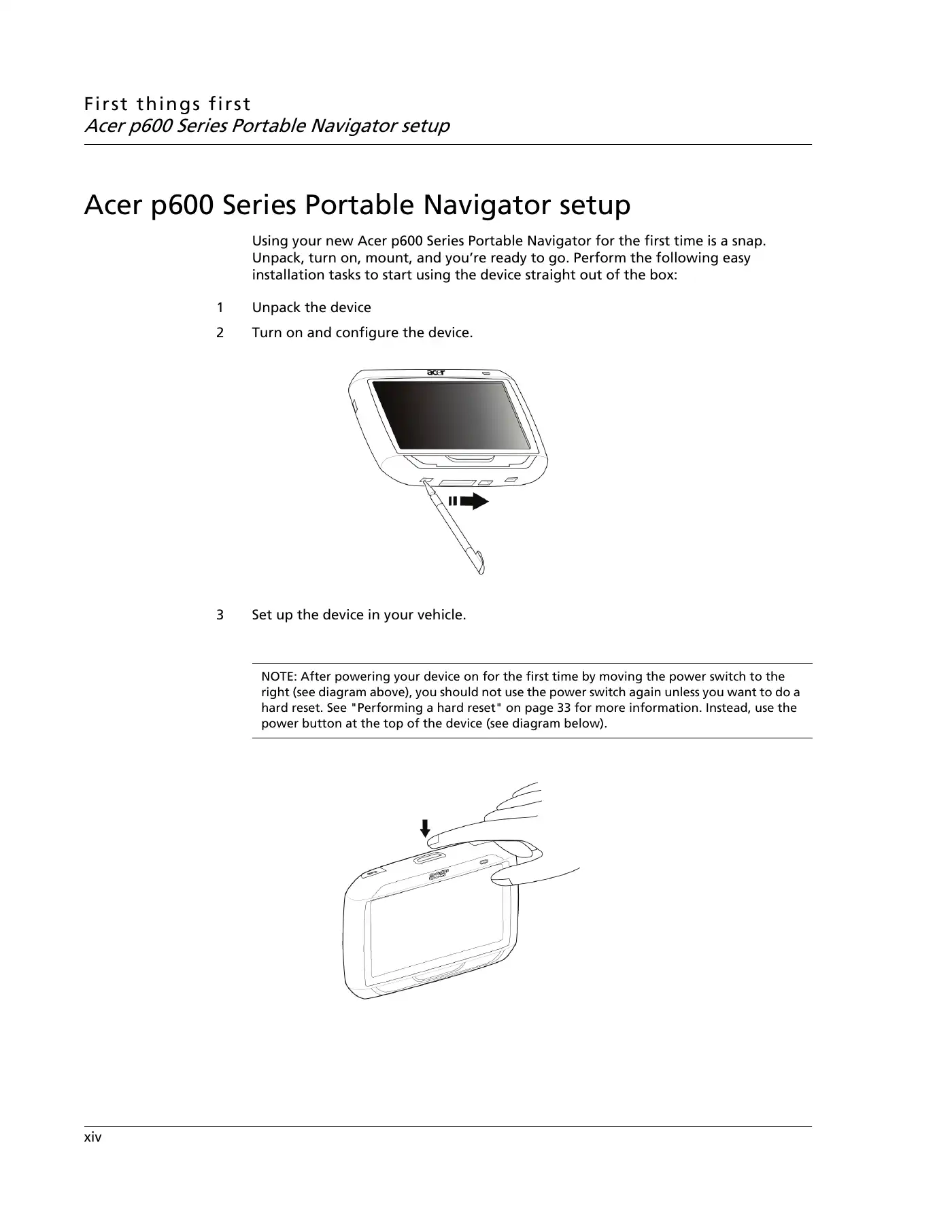 Acer P600 Series User Manual Manual pdf 16 page image