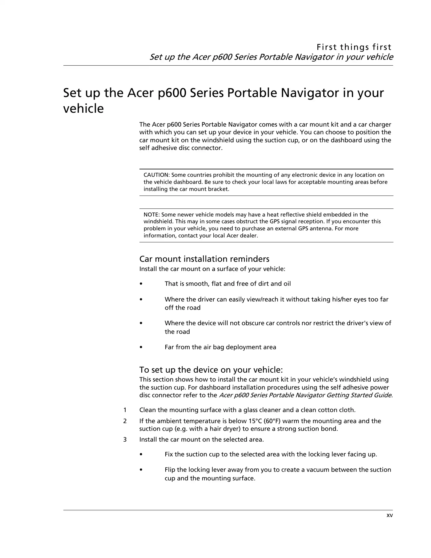 Acer P600 Series User Manual Manual pdf 17 page image