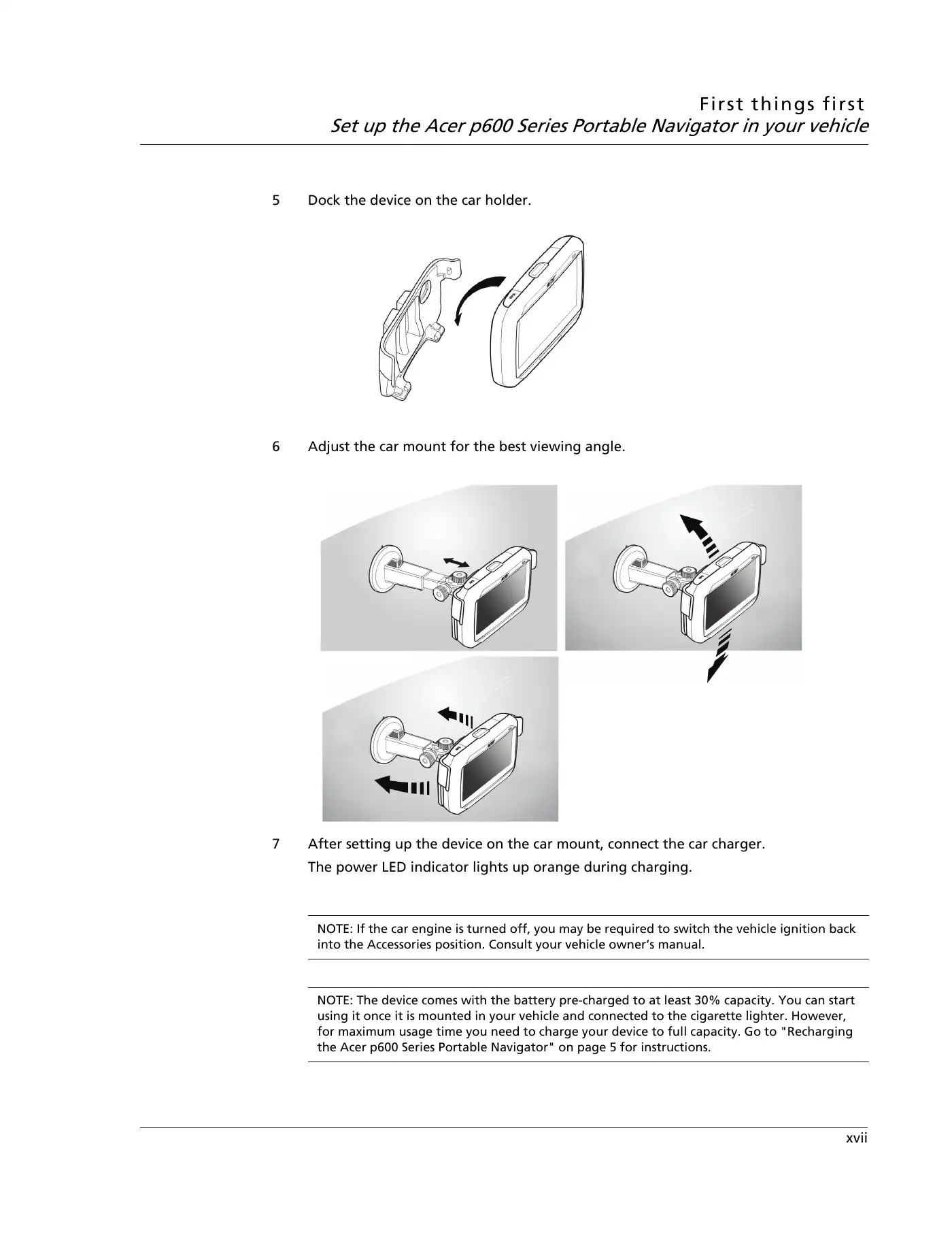 Acer P600 Series User Manual Manual pdf 19 page image