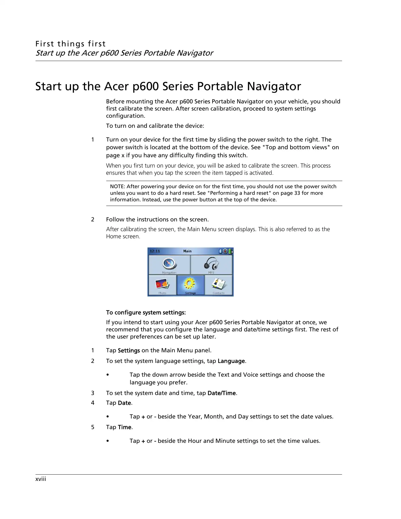 Acer P600 Series User Manual Manual pdf 20 page image