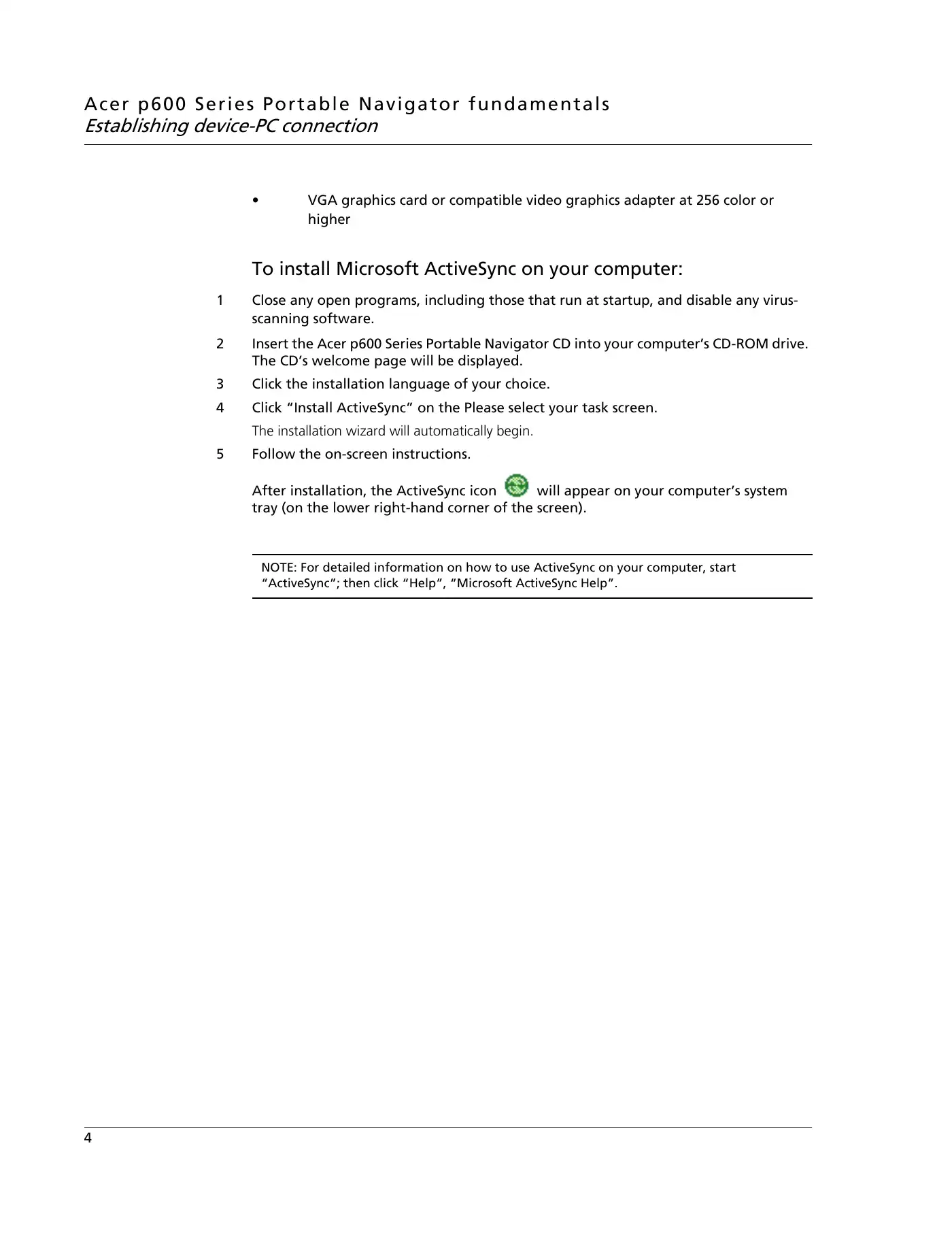 Acer P600 Series User Manual Manual pdf 28 page image