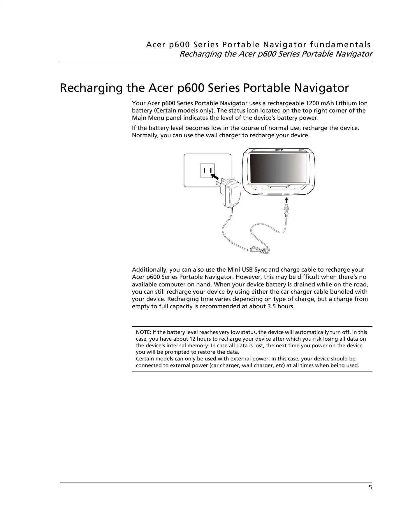 Acer P600 Series User Manual Manual pdf 29 page image