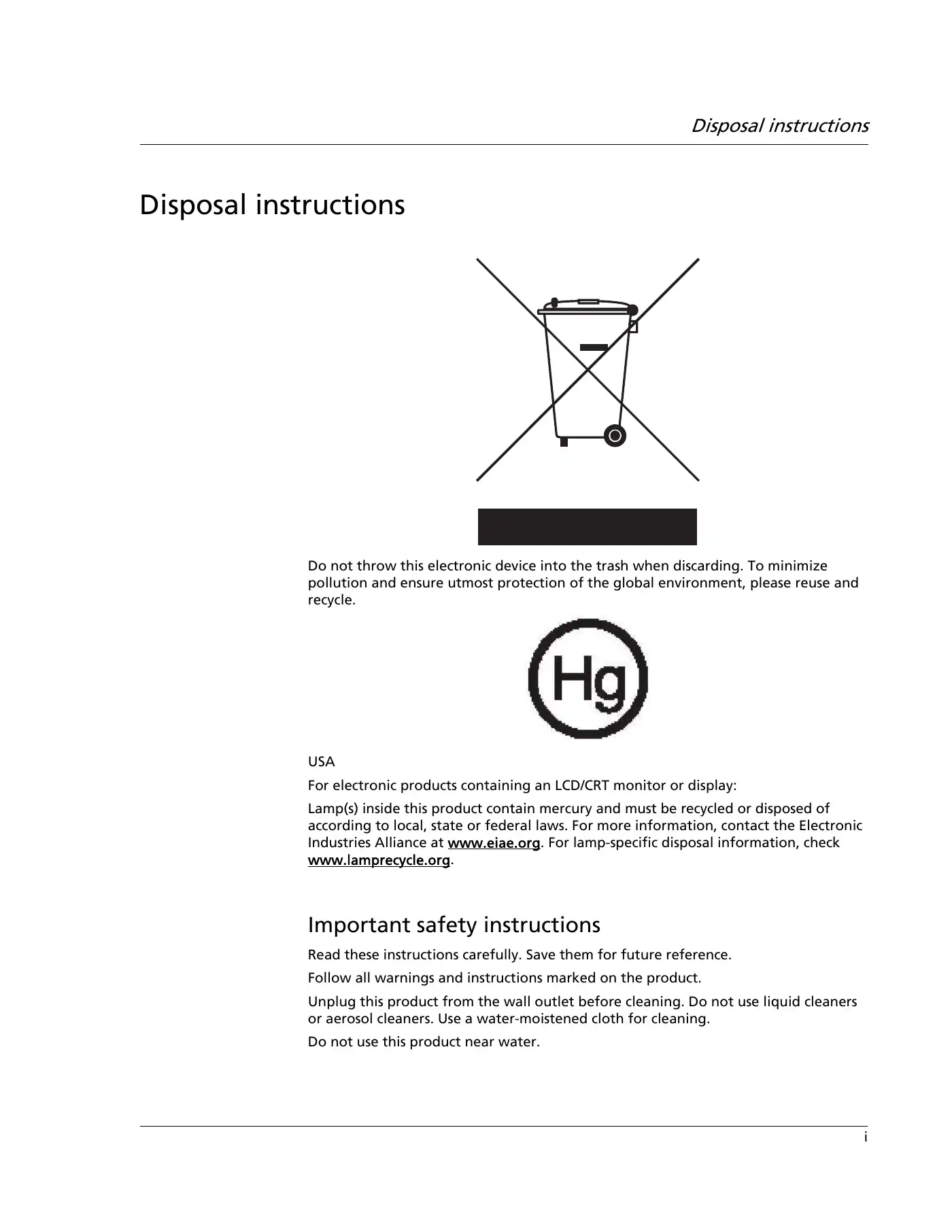 Acer P600 Series User Manual Manual pdf 3 page image