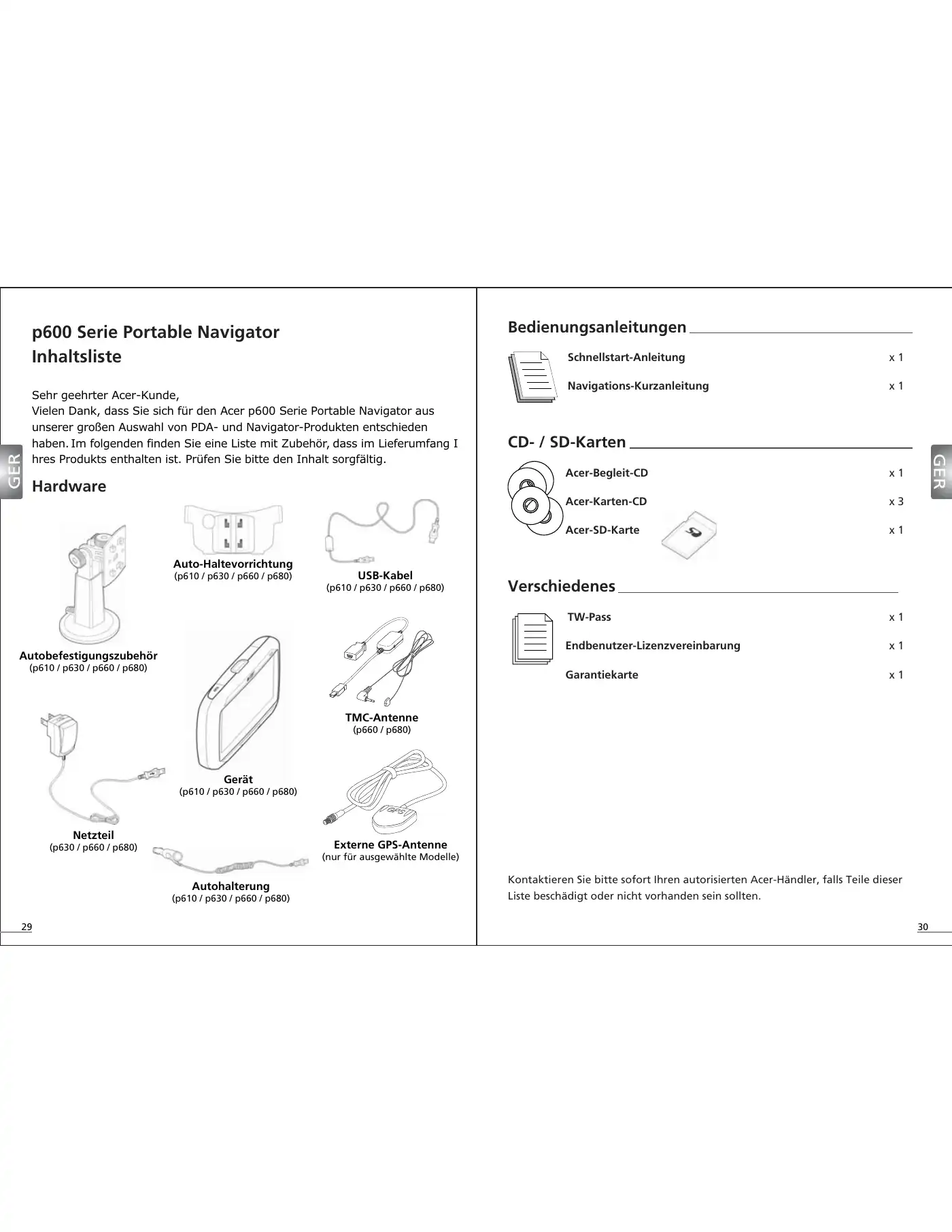 Acer p600 Series Quick Start Manual Manual pdf 17 page image
