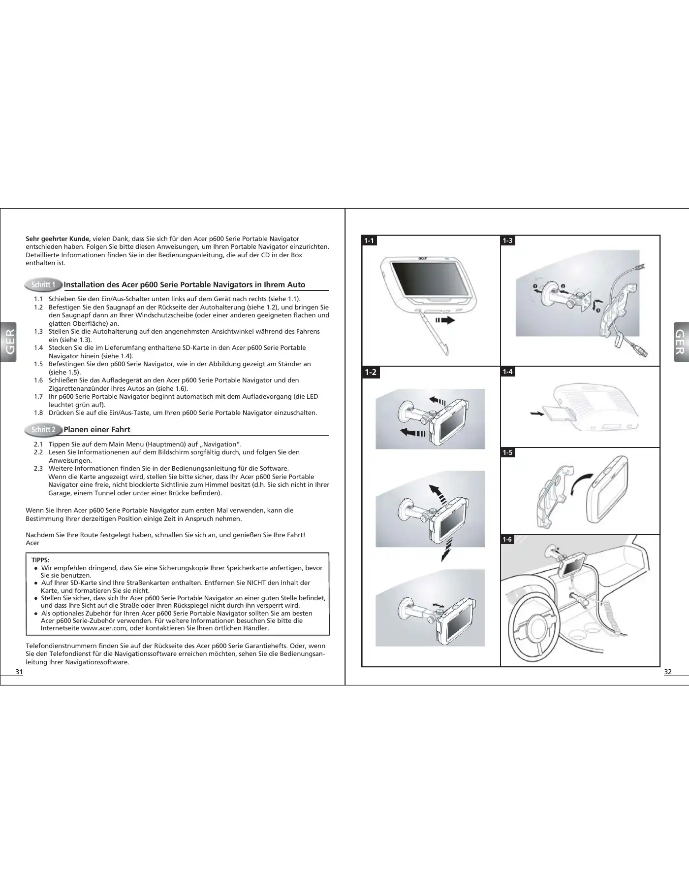 Acer p600 Series Quick Start Manual Manual pdf 18 page image