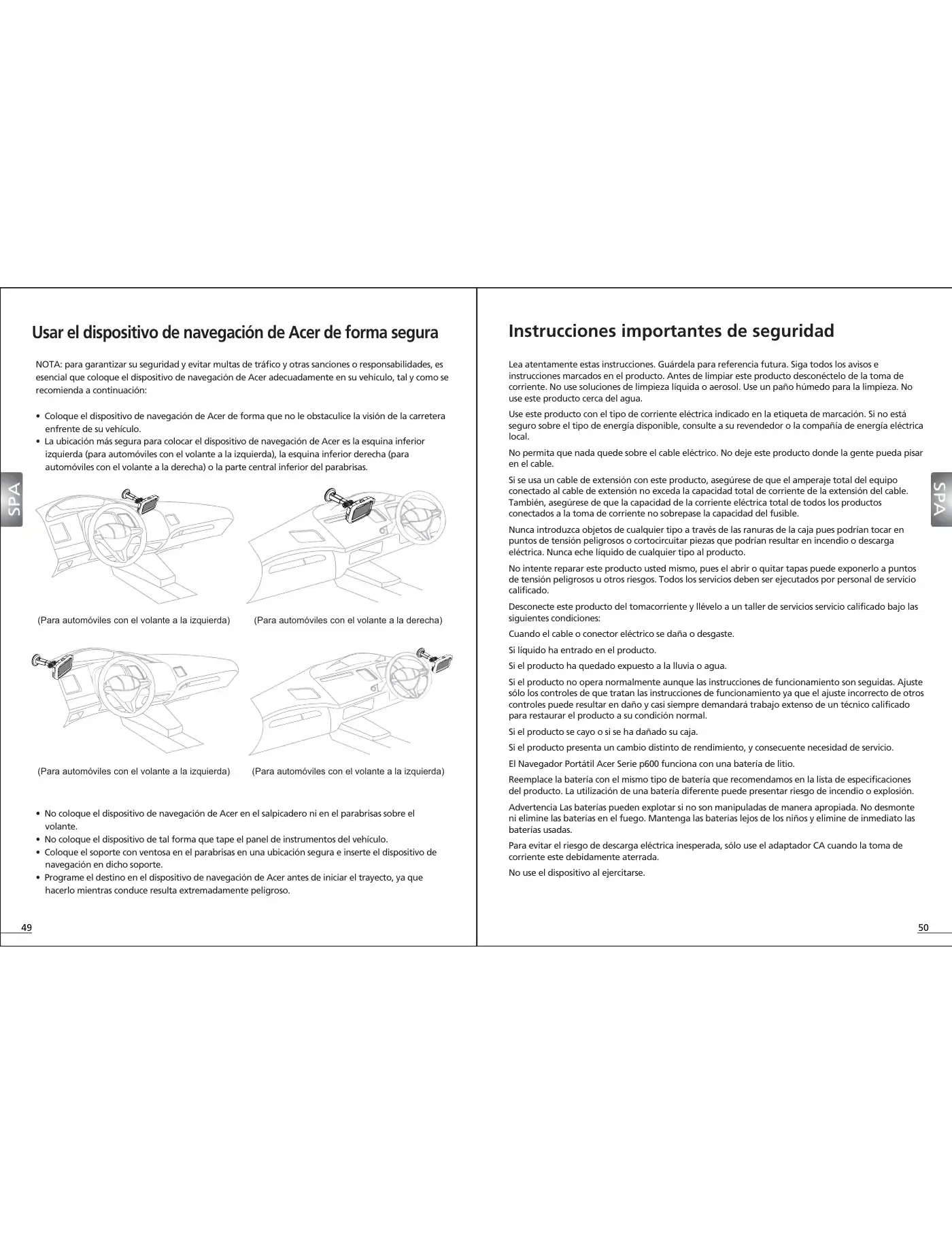 Acer p600 Series Quick Start Manual Manual pdf 27 page image