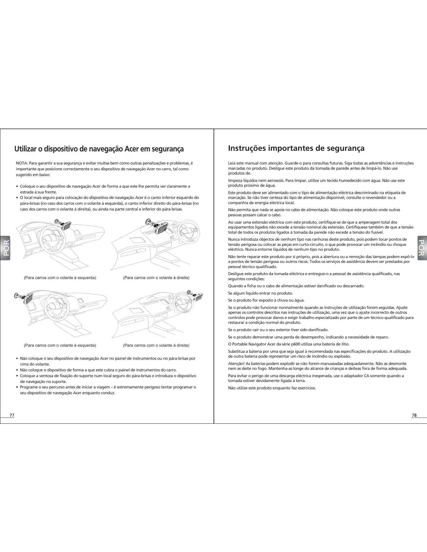 Acer p600 Series Quick Start Manual Manual pdf 41 page image