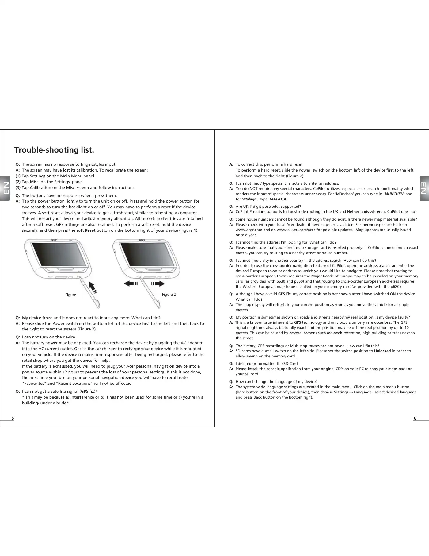 Acer p600 Series Quick Start Manual Manual pdf 5 page image