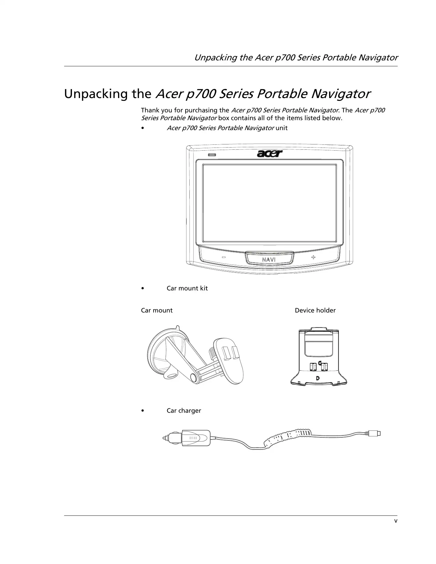 Acer p700 Series User Manual Manual pdf 7 page image