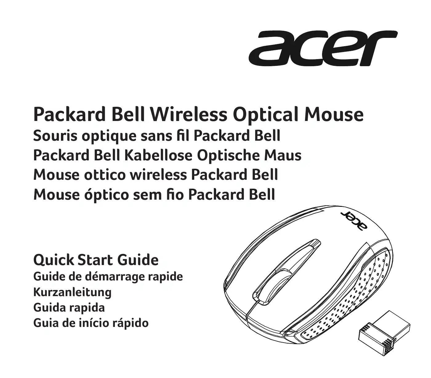 Acer AMR814 Quick Start Manual Manual pdf 1 page image