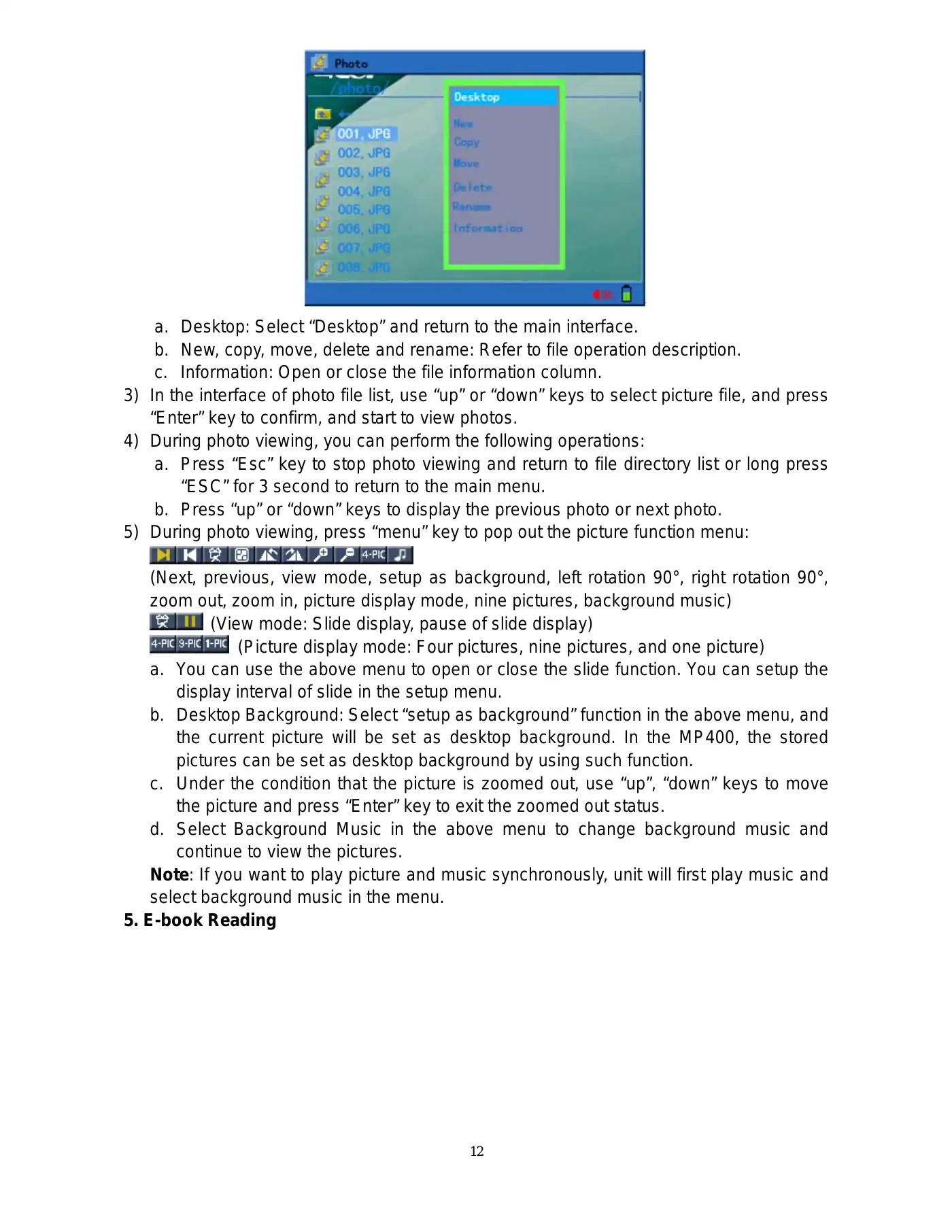 Acer MP400 User Manual Manual pdf 14 page image