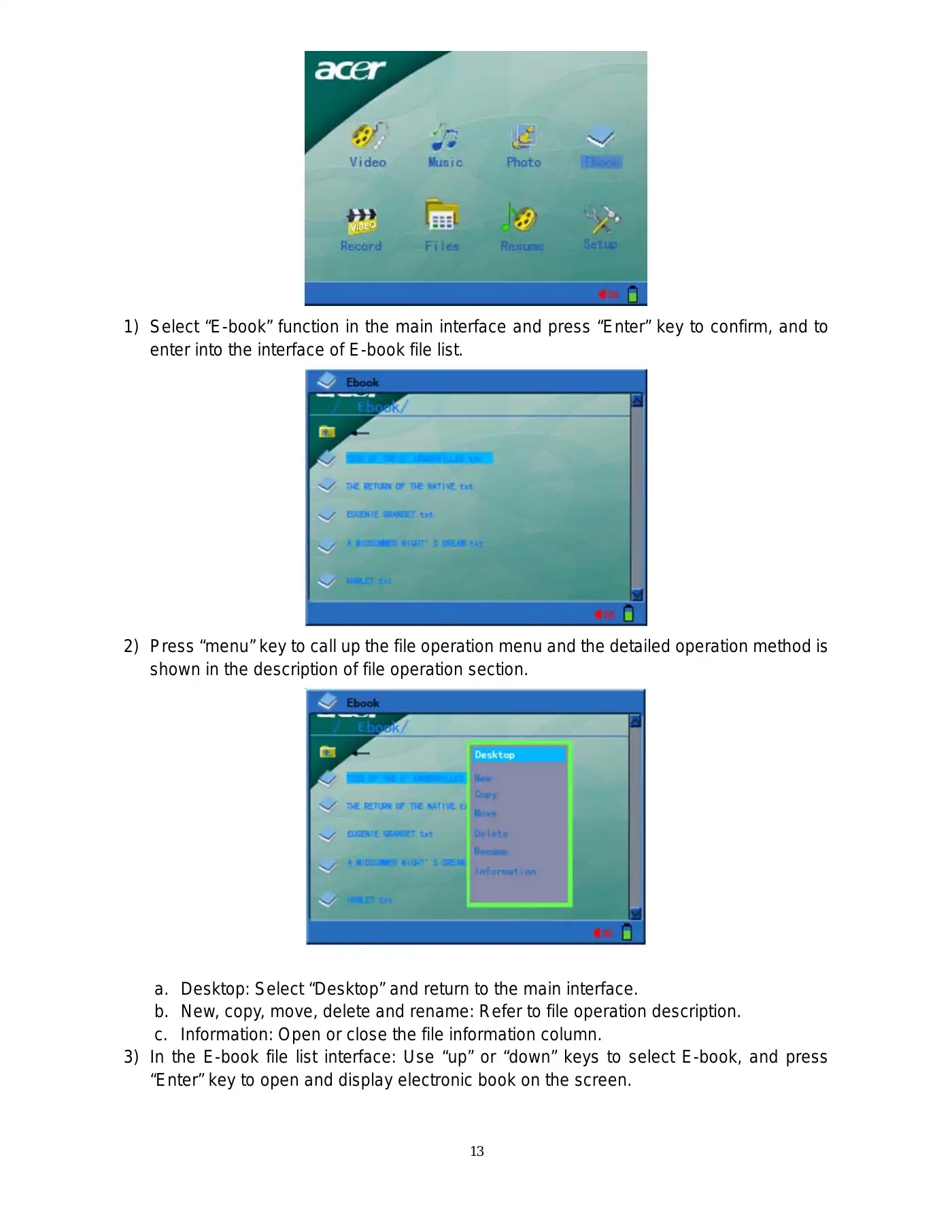 Acer MP400 User Manual Manual pdf 15 page image