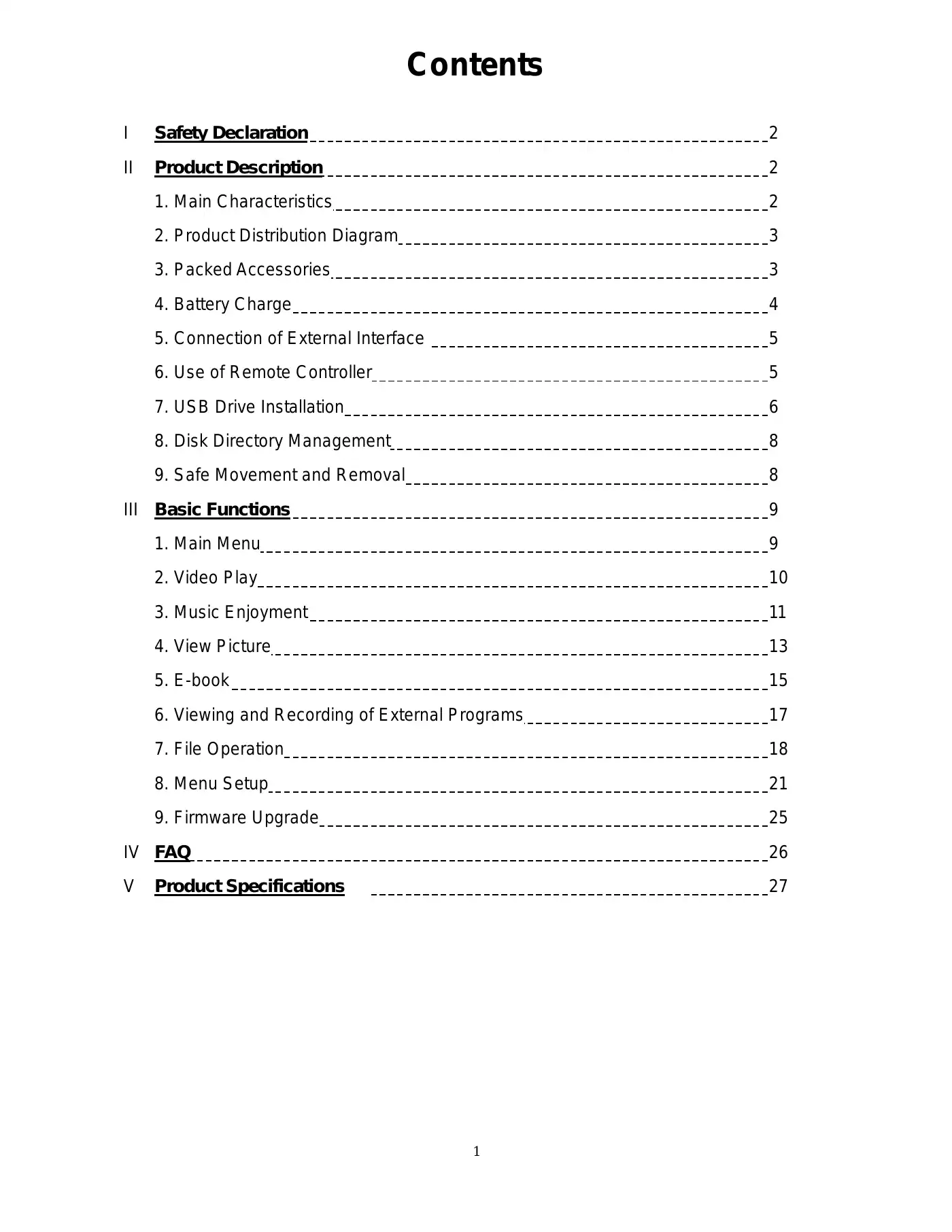 Acer MP400 User Manual Manual pdf 3 page image