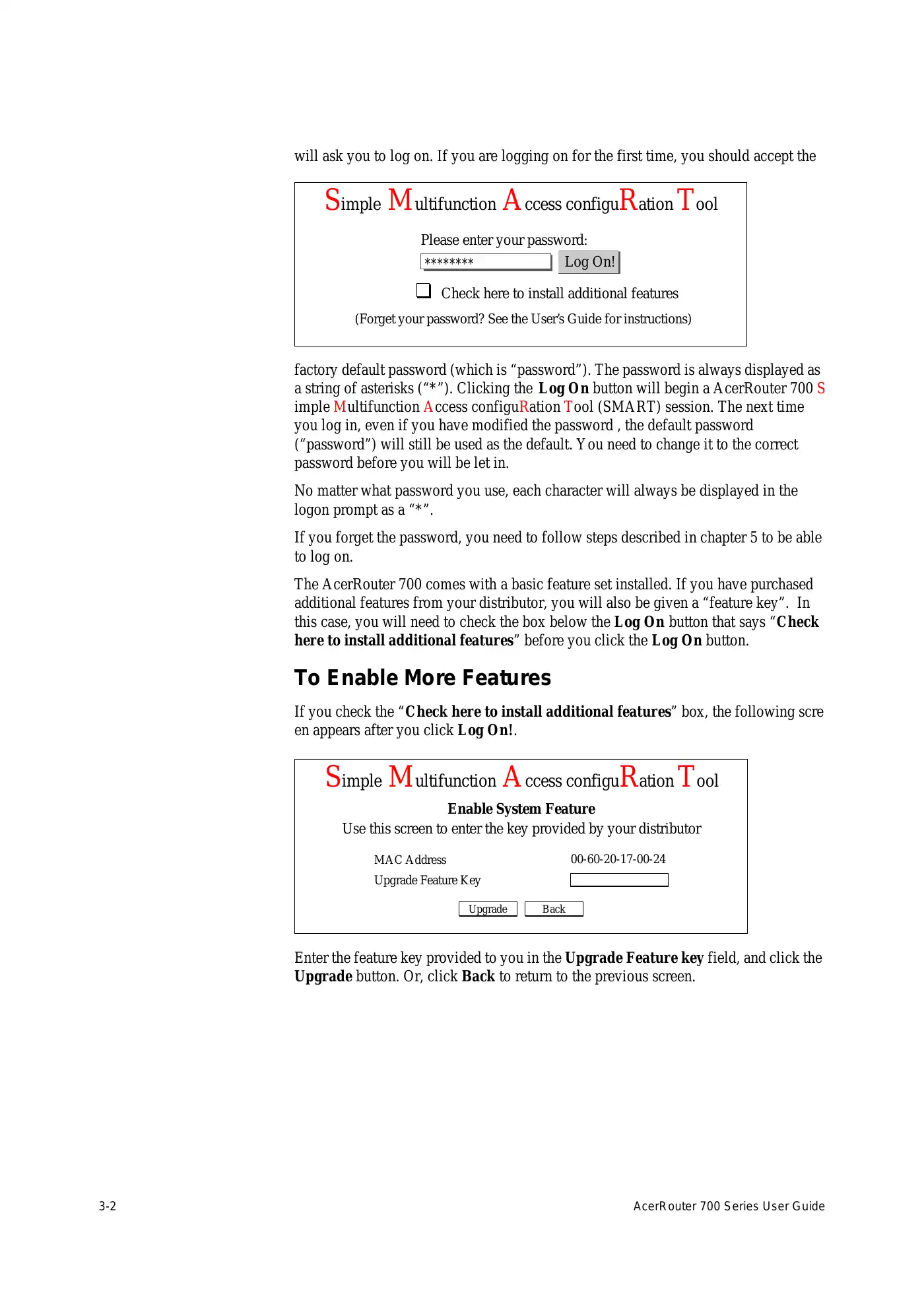 Acer 700 Series User Manual Manual pdf 22 page image
