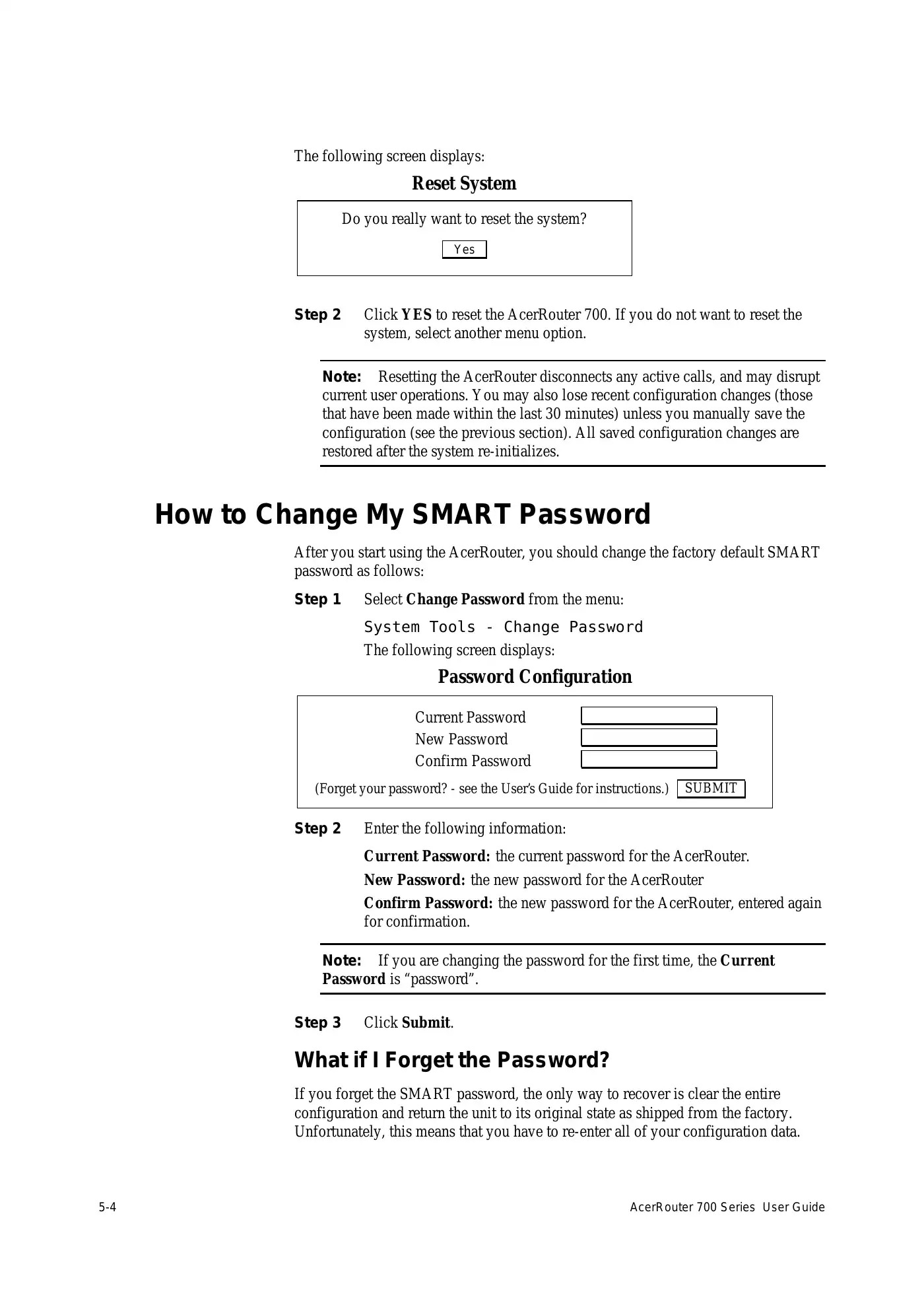 Acer 700 Series User Manual Manual pdf 58 page image