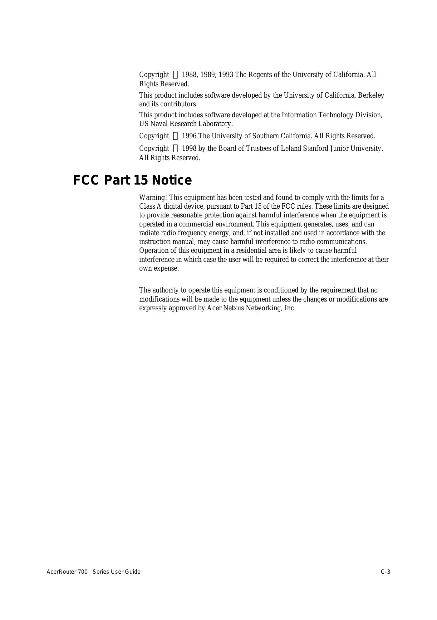 Acer 700 Series User Manual Manual pdf 93 page image
