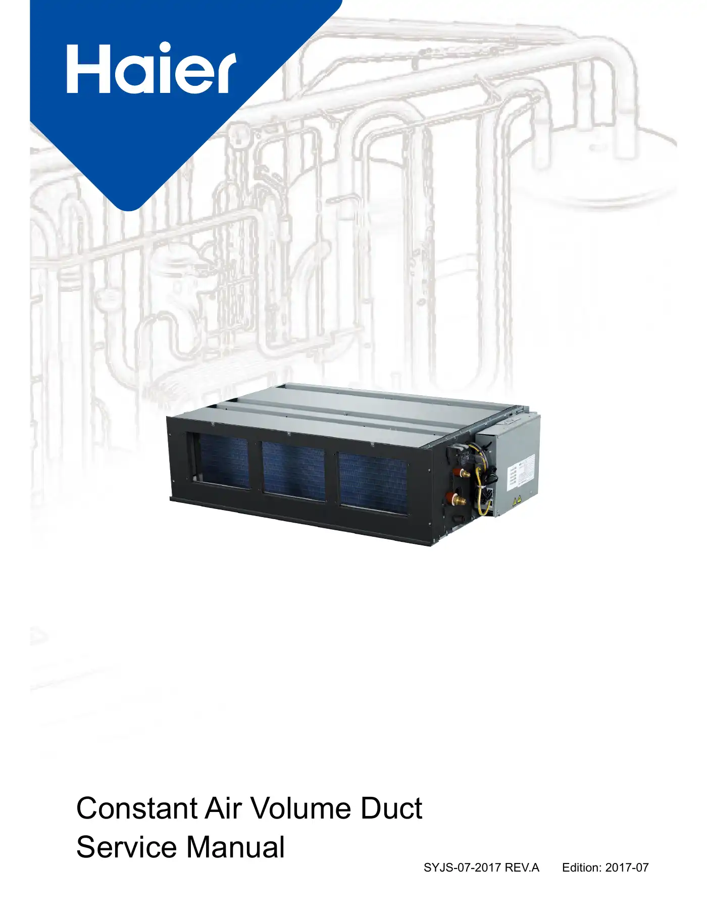 Haier MVAH018MV2AA Service Manual Manual pdf 1 page image